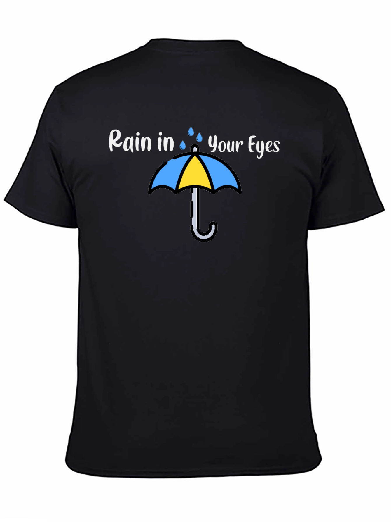 Rain in Your Eyes Graphic Tee - Umbrella Design