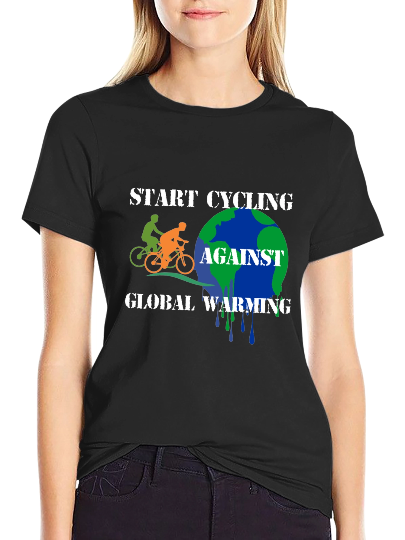 Start Cycling Against Global Warming T-Shirt