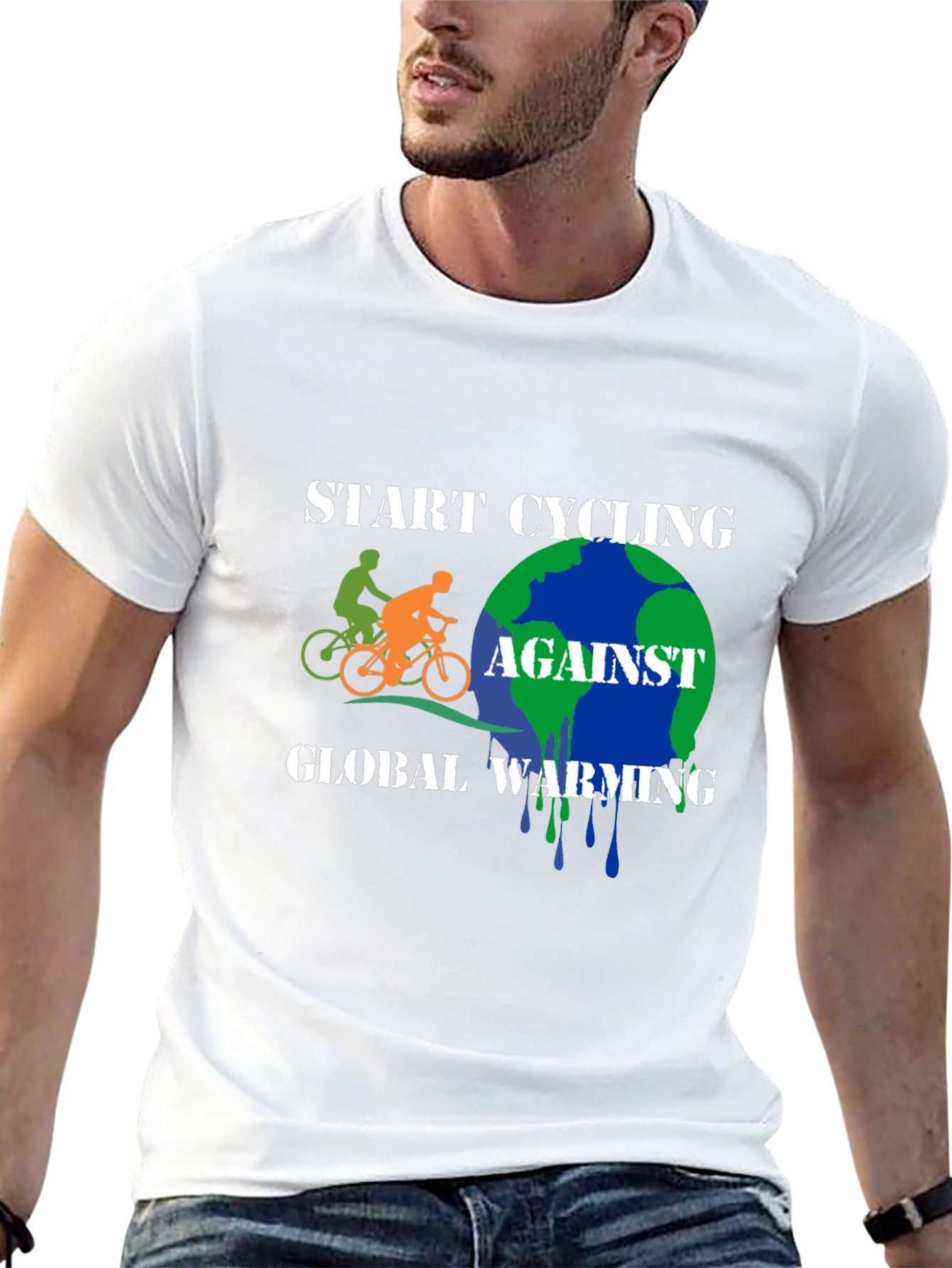 Start Cycling Against Global Warming T-Shirt