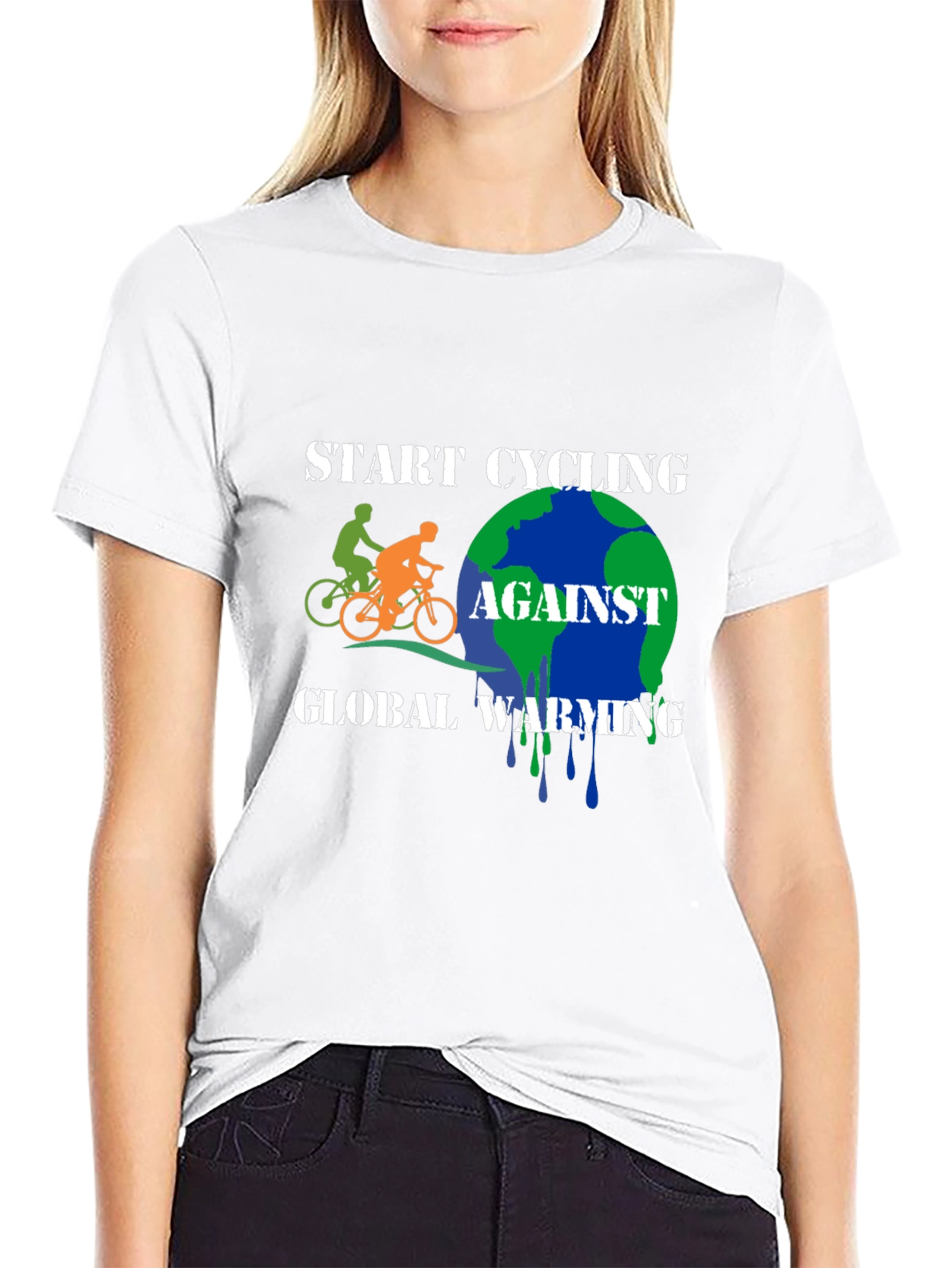 Start Cycling Against Global Warming T-Shirt