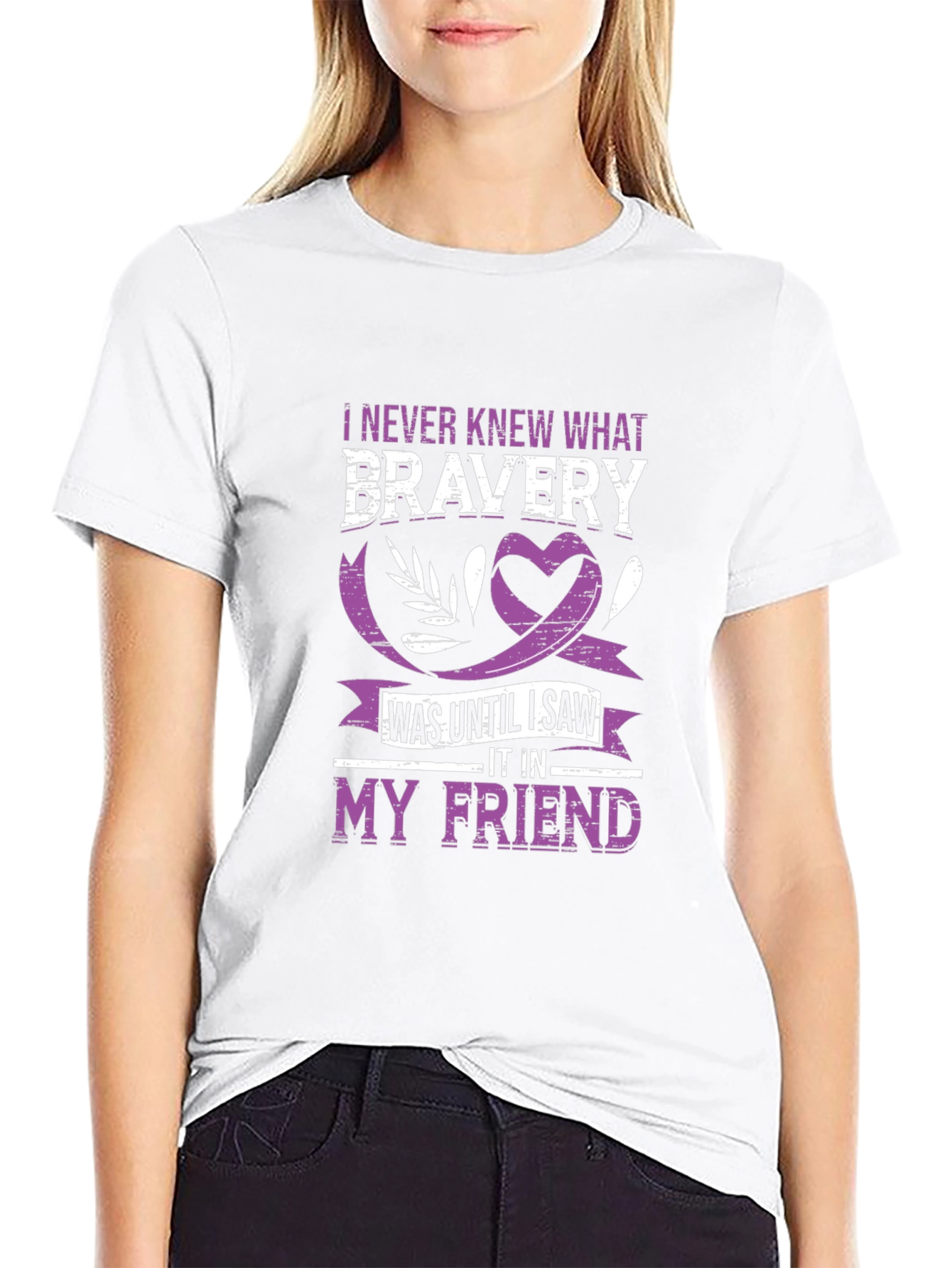 Bravery My Friend T-Shirt Black