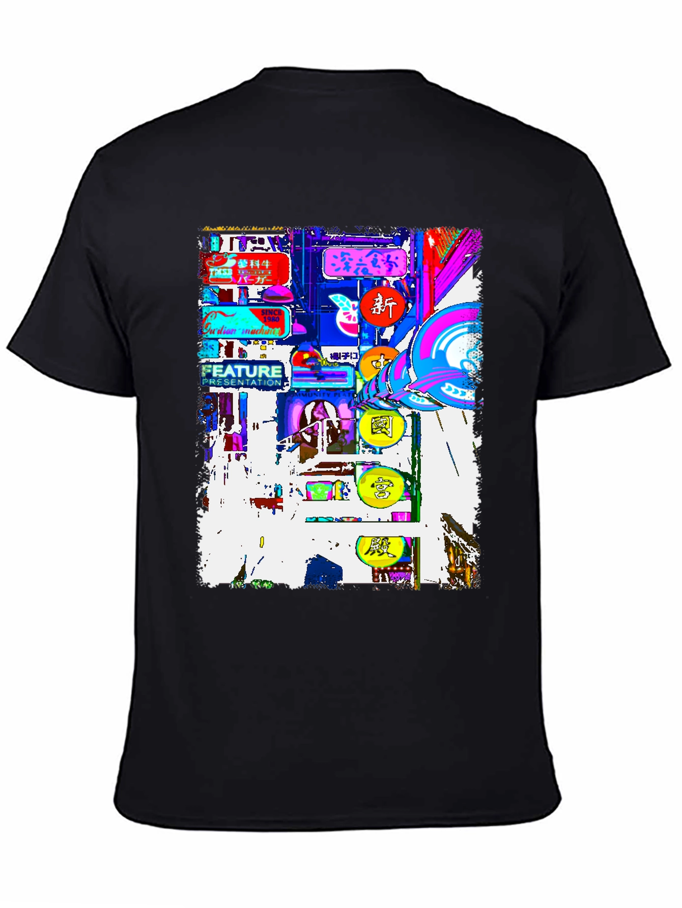 Neon Tokyo Graphic Tee - Streetwear Fashion
