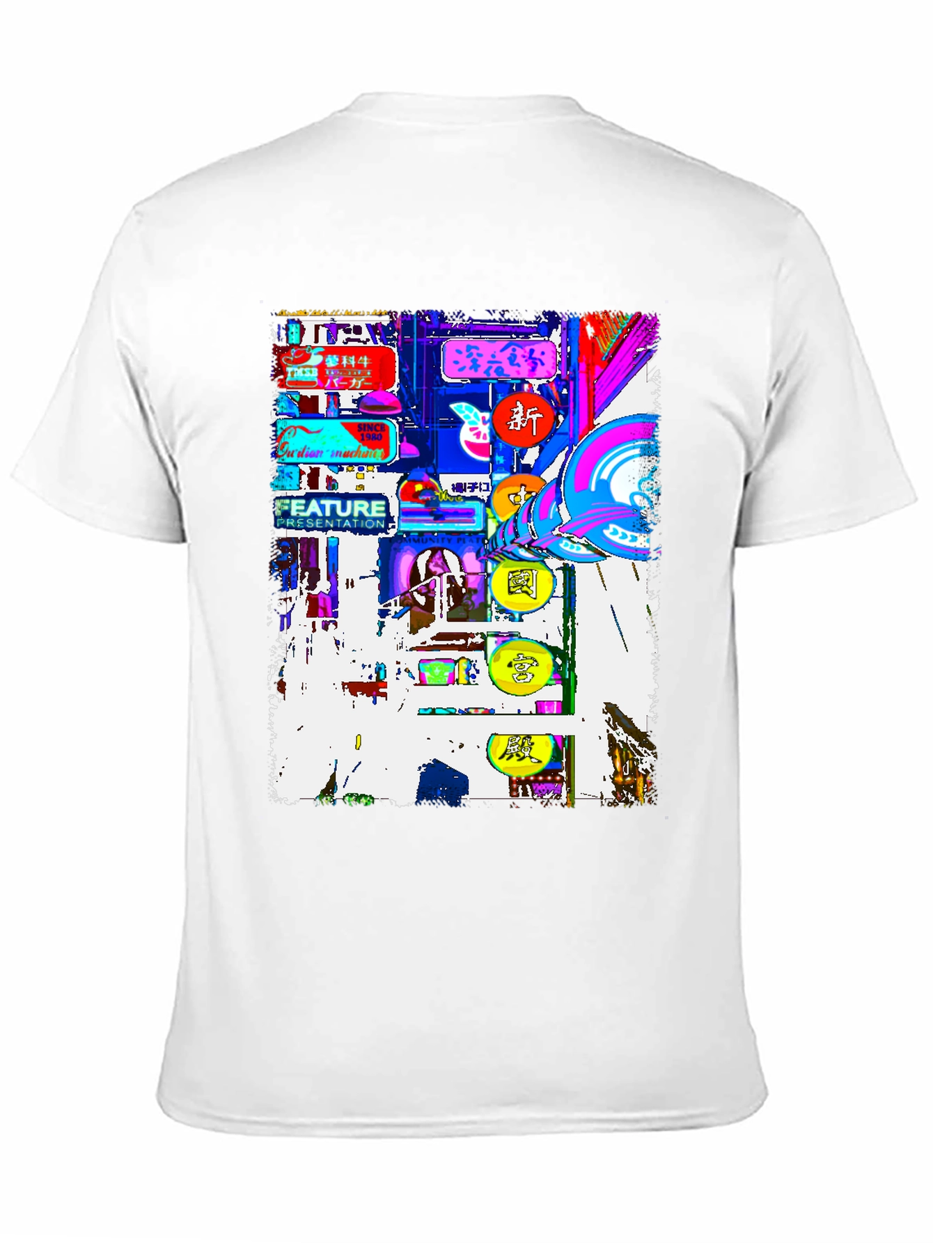 Neon Tokyo Graphic Tee - Streetwear Fashion