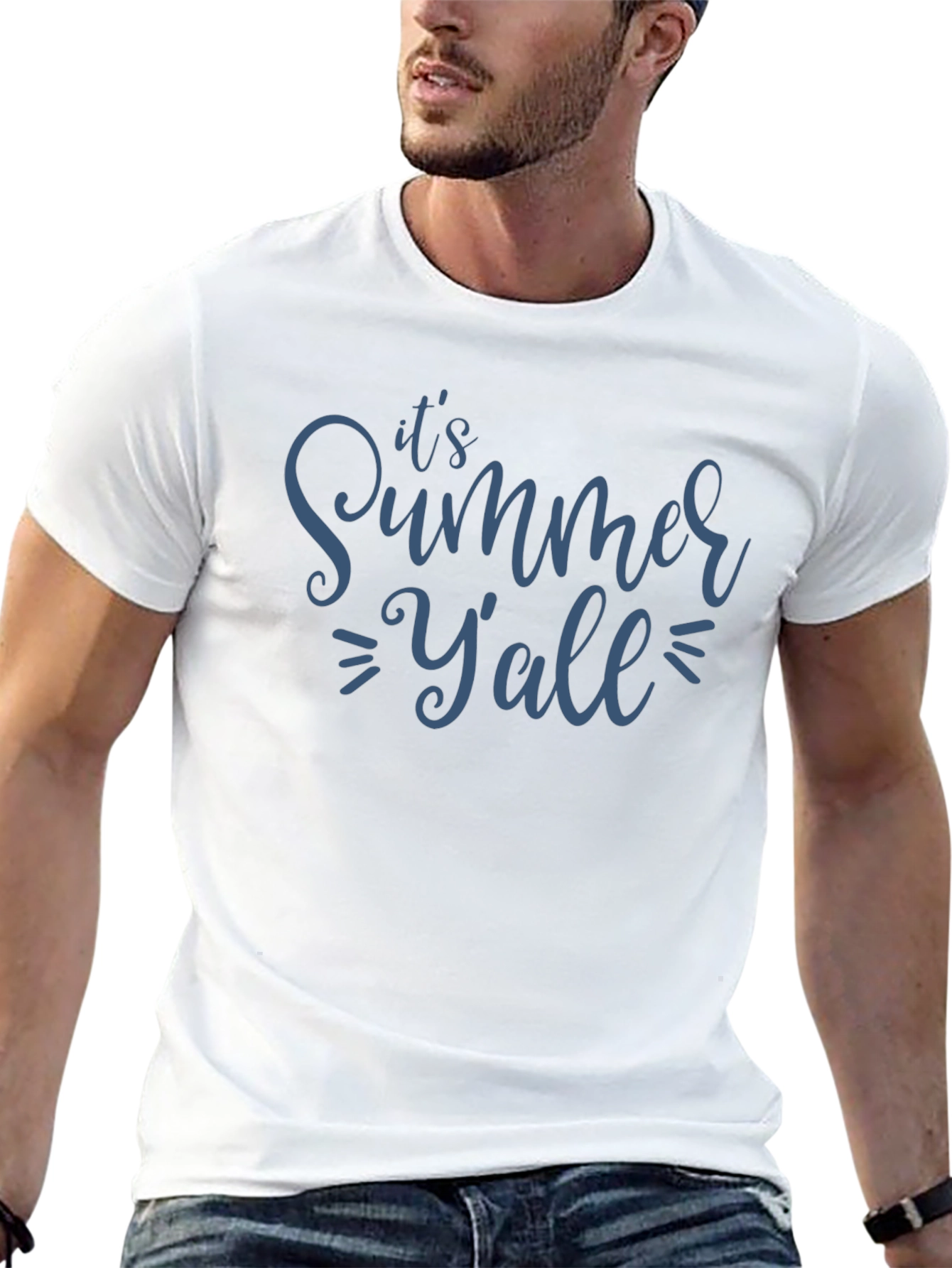 Its Summer Yall T-Shirt - Trendy Casual Tee