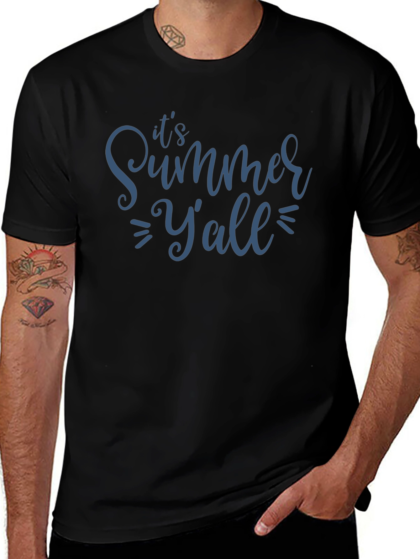 Its Summer Yall T-Shirt - Trendy Casual Tee