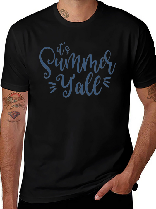 Its Summer Yall T-Shirt - Trendy Casual Tee