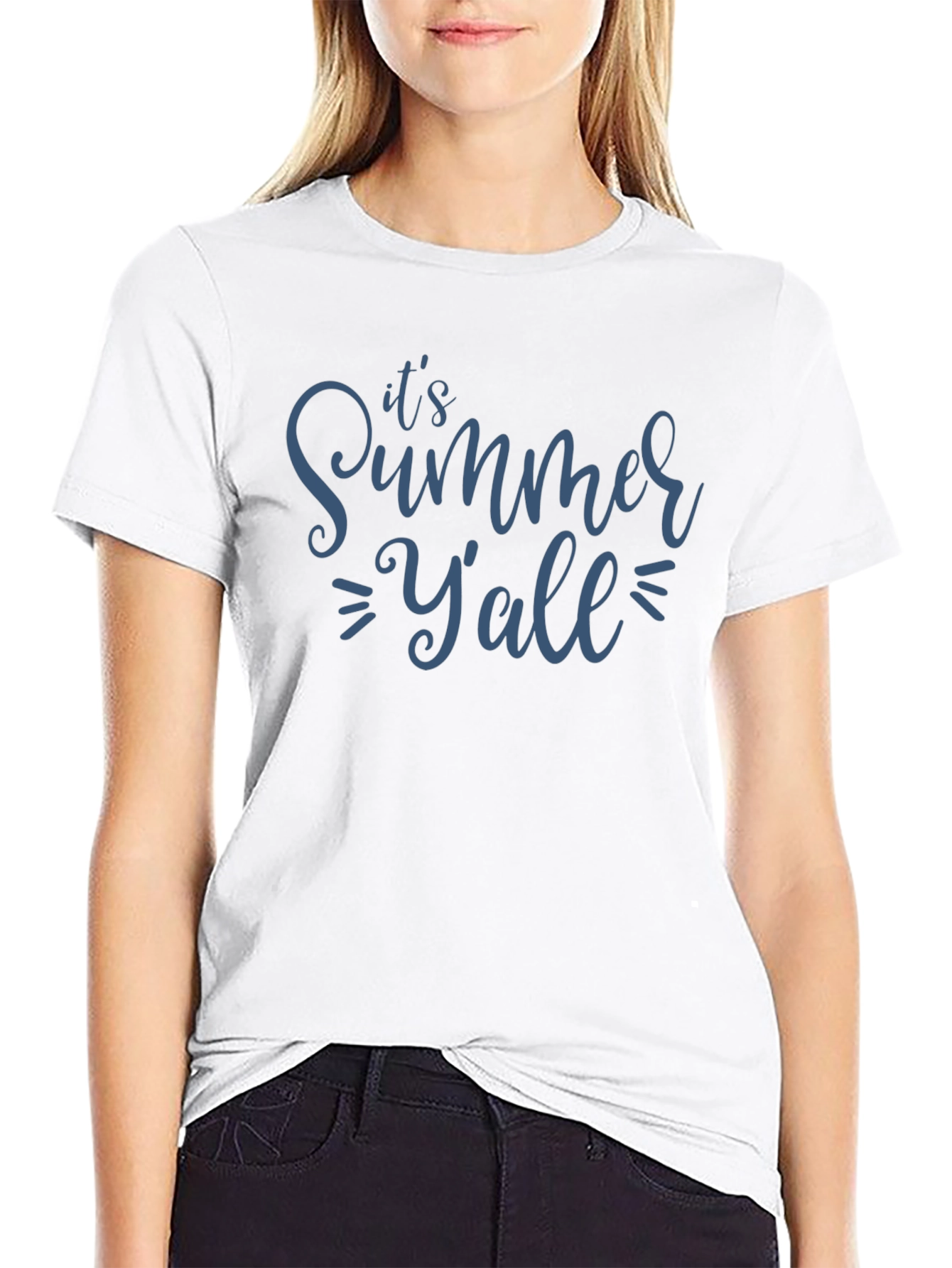Its Summer Yall T-Shirt - Trendy Casual Tee