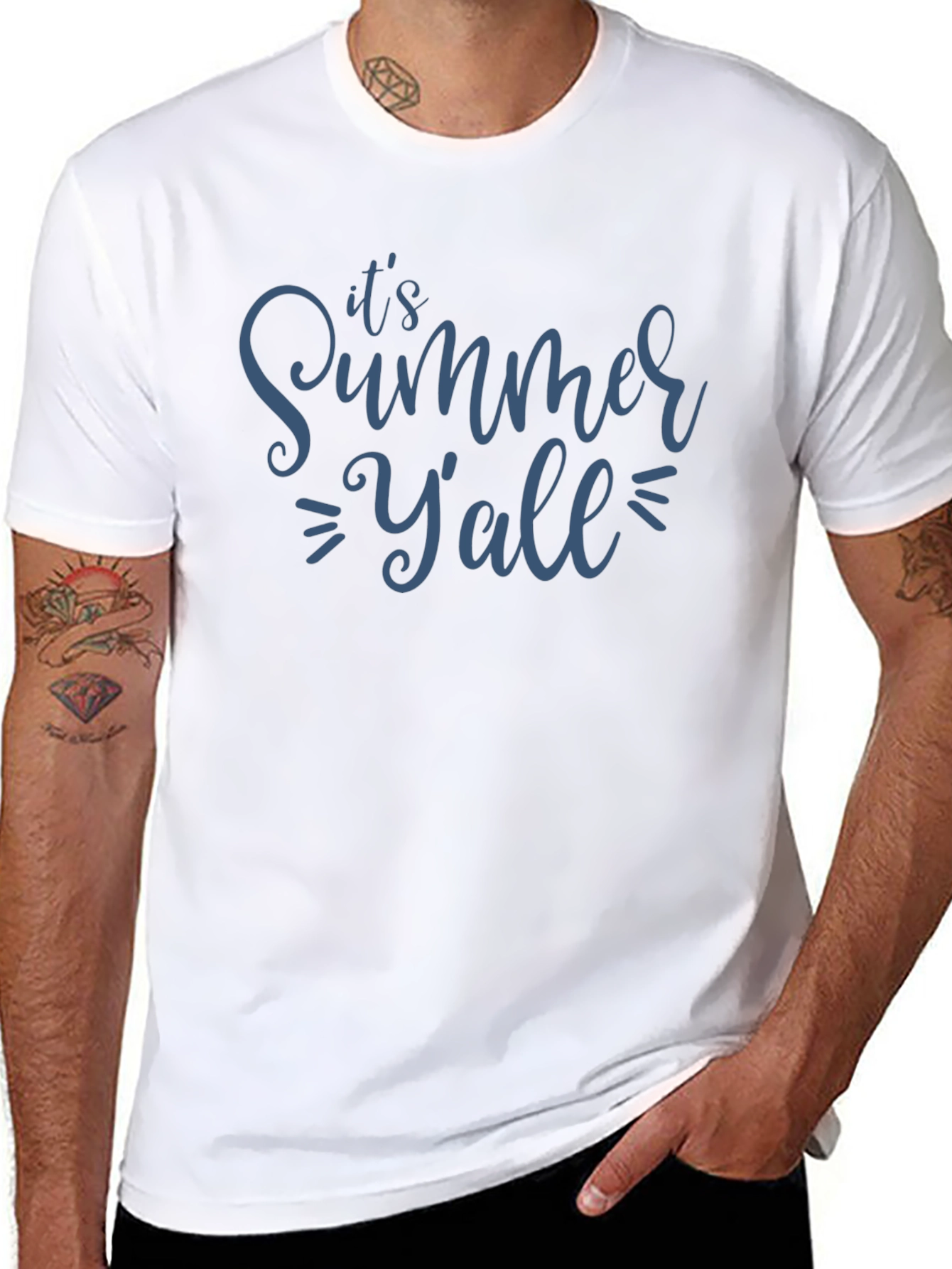 Its Summer Yall T-Shirt - Trendy Casual Tee
