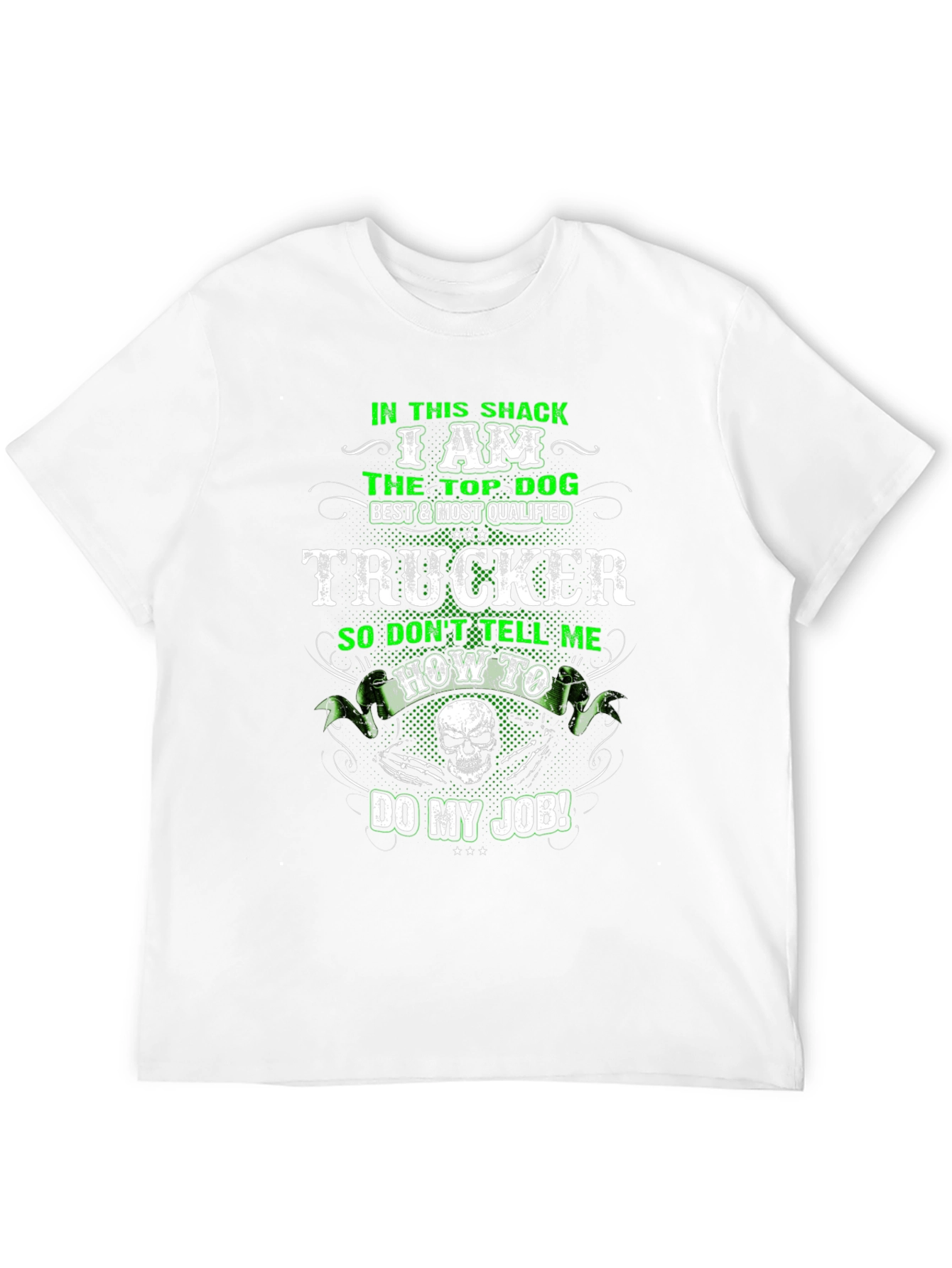 Trucker Top Dog Graphic T-Shirt
