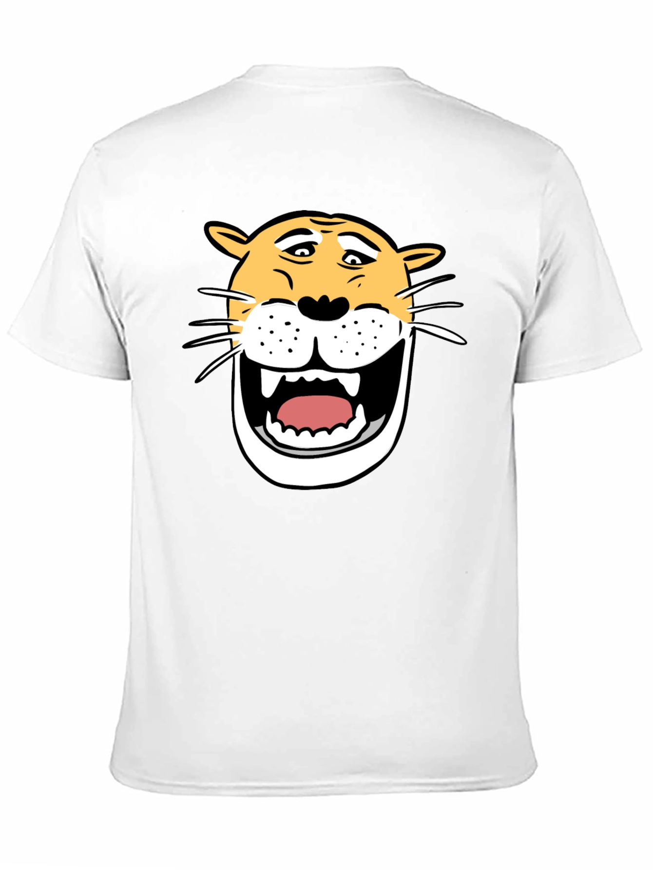 Funny Cartoon Lion Graphic T-Shirt