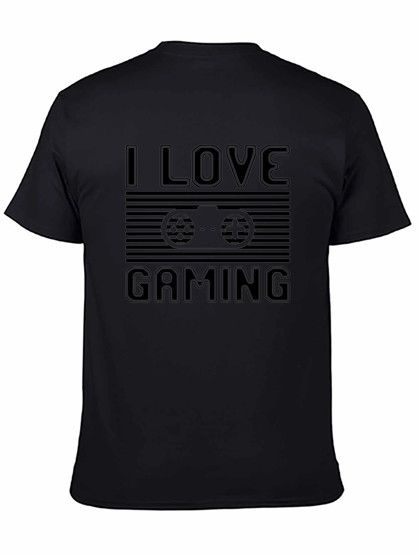 I Love Gaming Black Graphic Tee