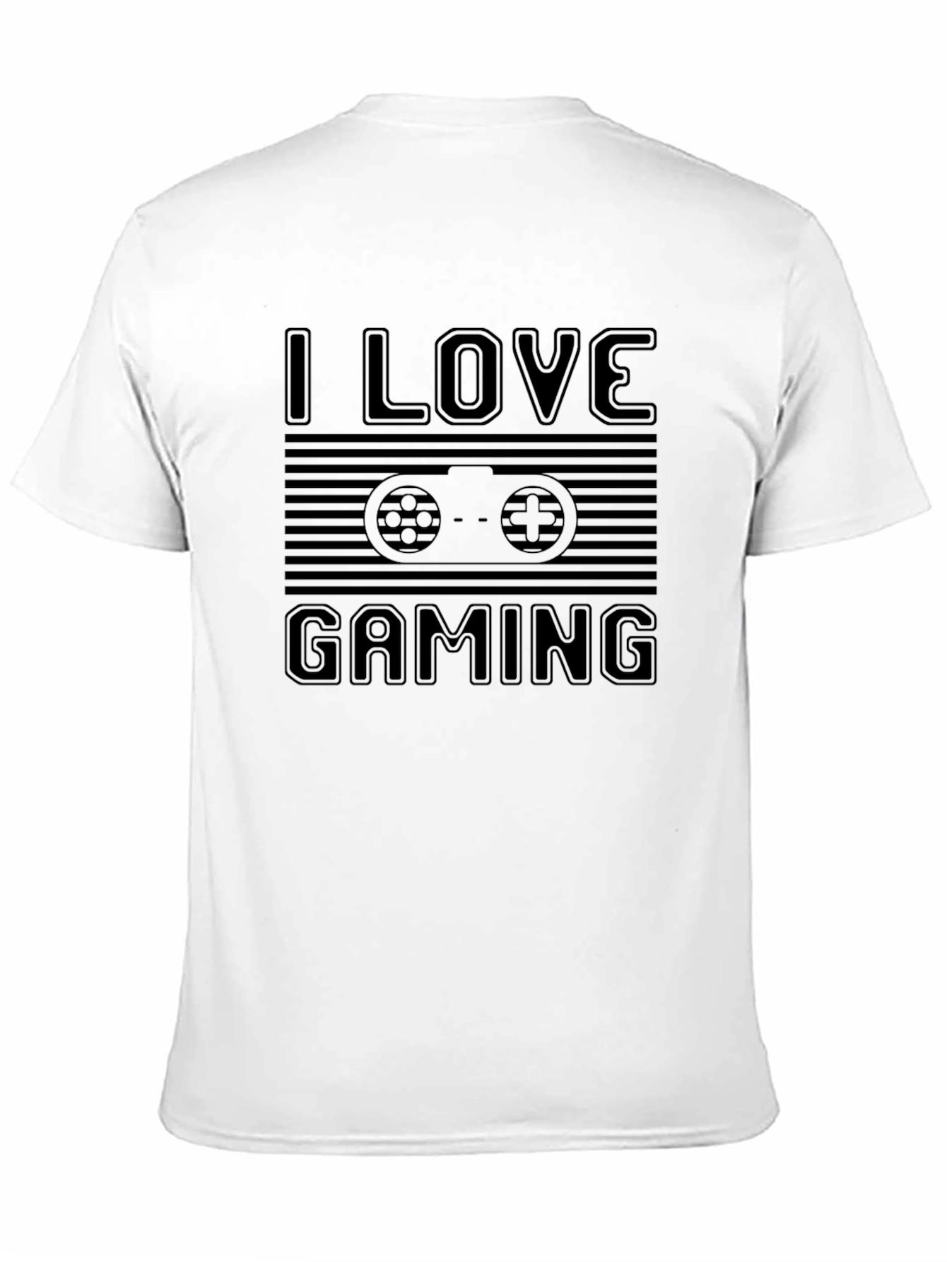 I Love Gaming Black Graphic Tee