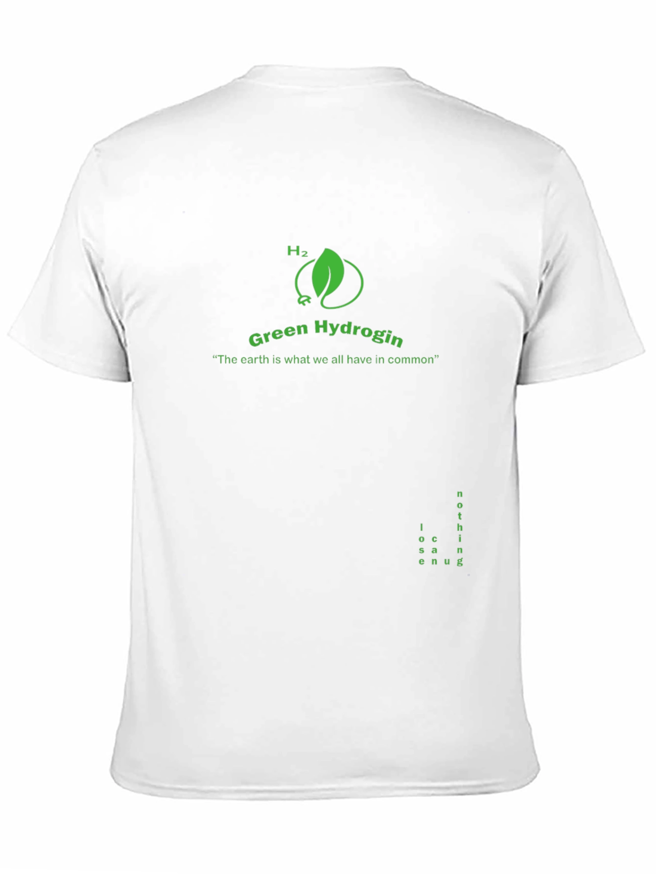 Green Hydrogen T-Shirt - Earth Awareness Tee