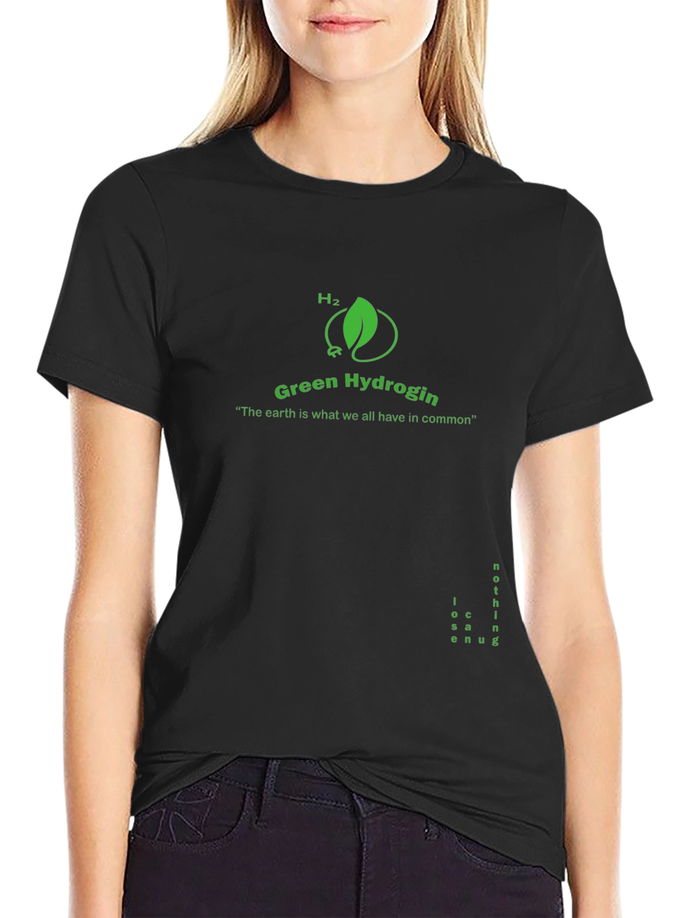 Green Hydrogen T-Shirt - Earth Awareness Tee