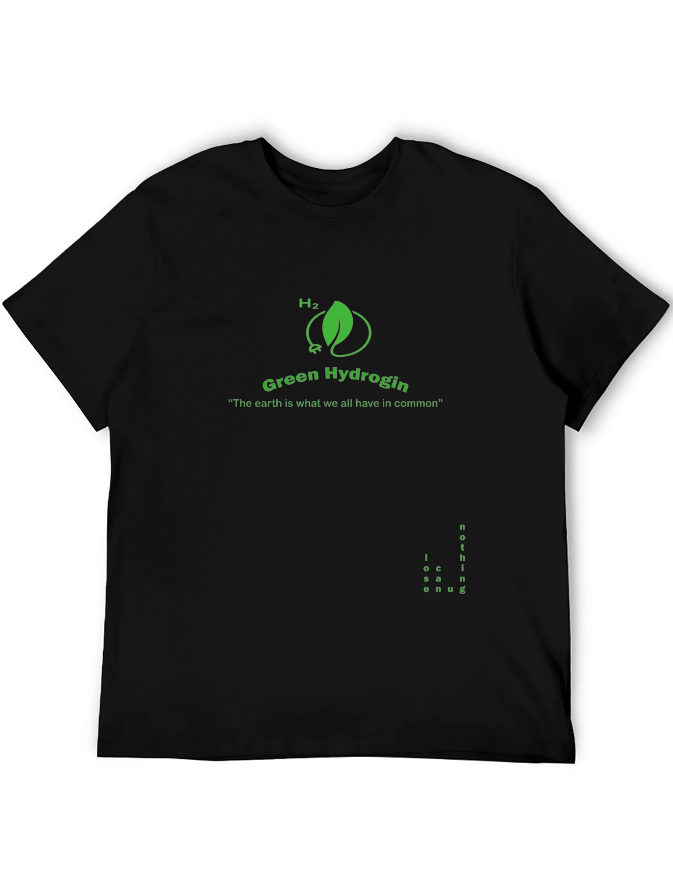 Green Hydrogen T-Shirt - Earth Awareness Tee