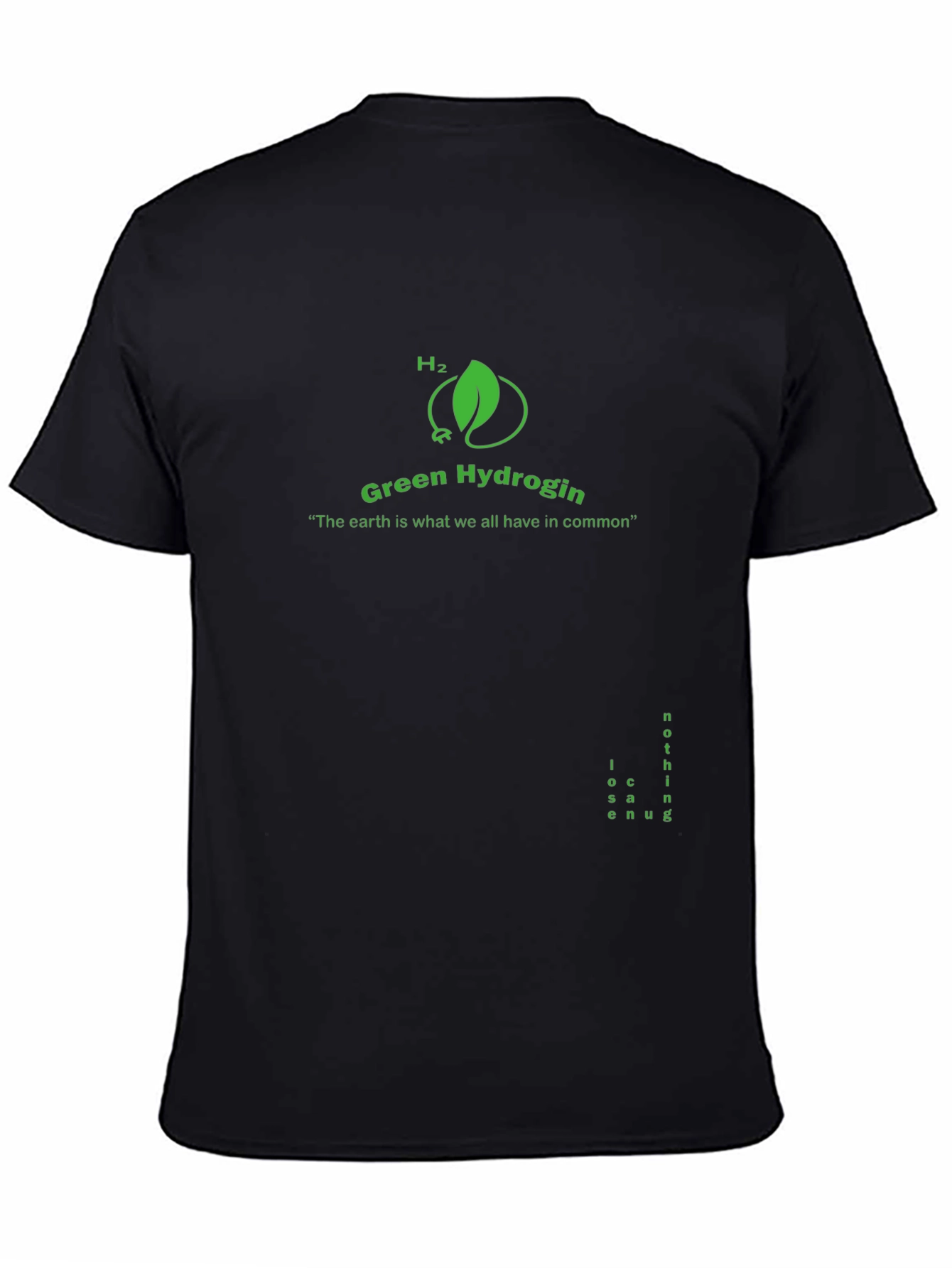 Green Hydrogen T-Shirt - Earth Awareness Tee