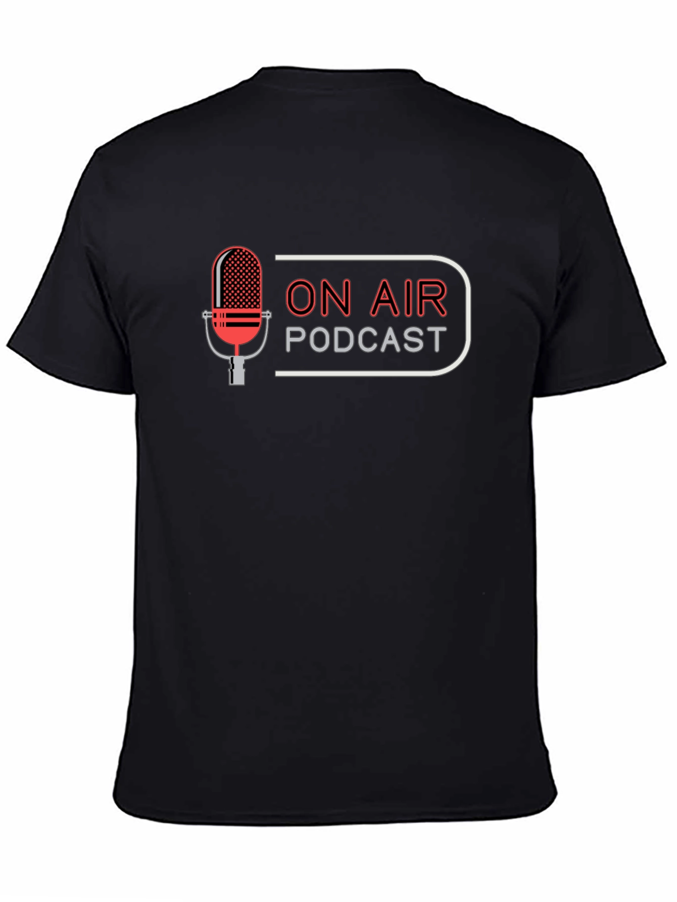 On Air Podcast Black T-Shirt