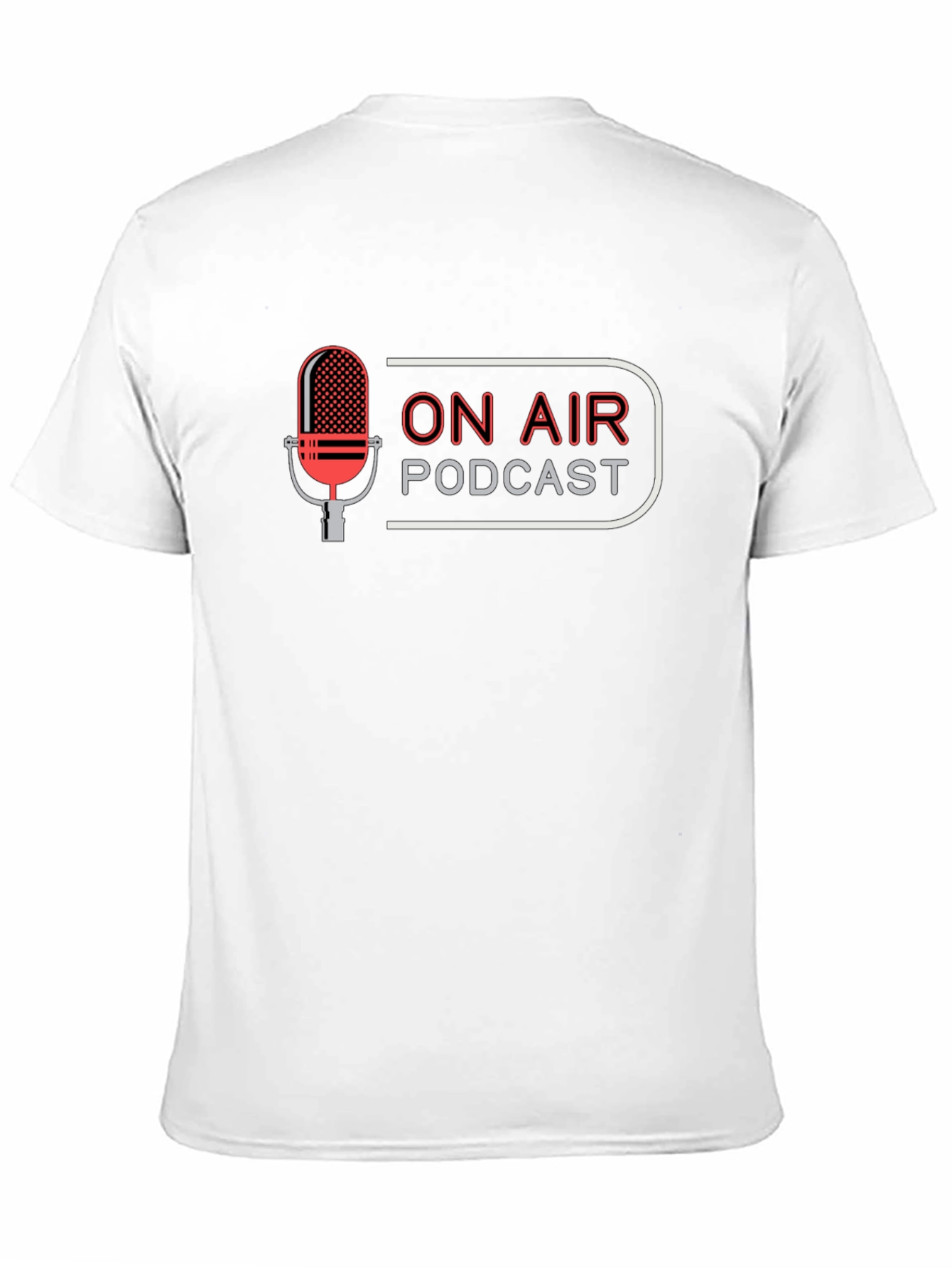 On Air Podcast Black T-Shirt