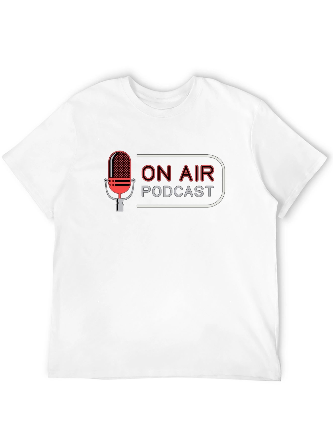 On Air Podcast Black T-Shirt