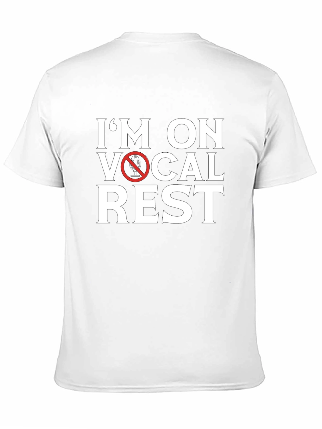 Vocal Rest Graphic T-Shirt - Black
