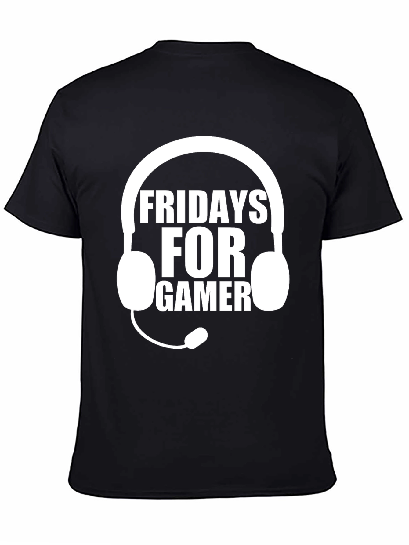 Fridays For Gamer Black T-Shirt