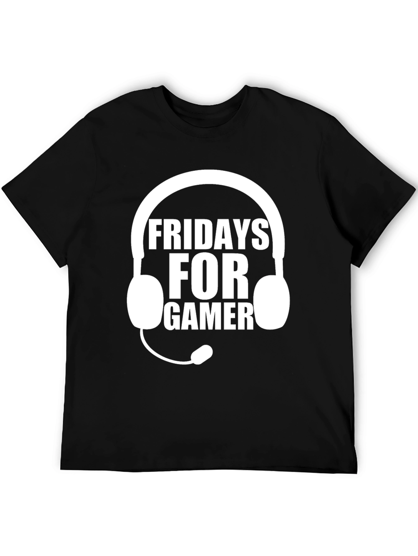 Fridays For Gamer Black T-Shirt