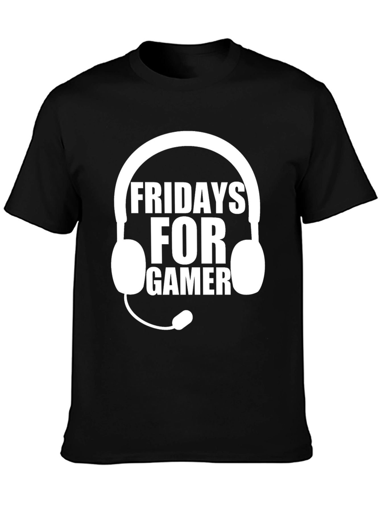 Fridays For Gamer Black T-Shirt