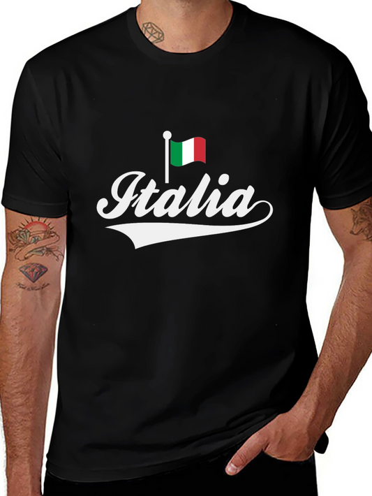 Italia Flag Graphic T-Shirt - Italy Pride Tee