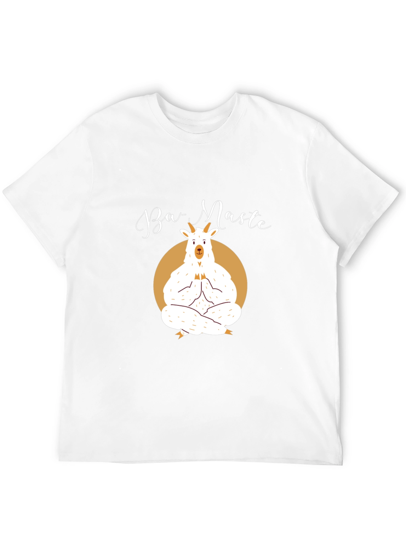 Ba-Maste Yoga Goat T-Shirt - Black