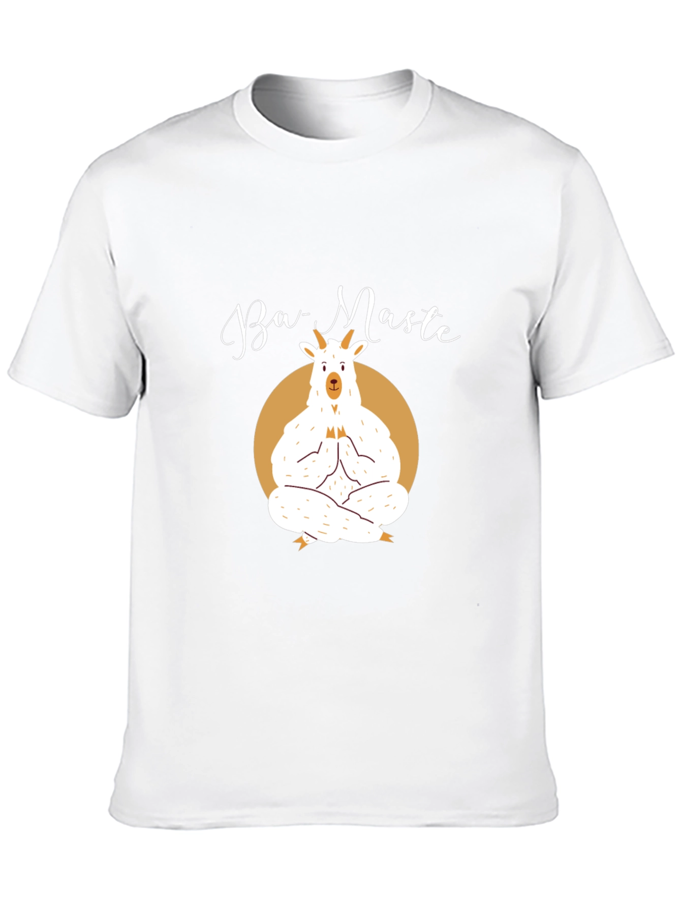 Ba-Maste Yoga Goat T-Shirt - Black