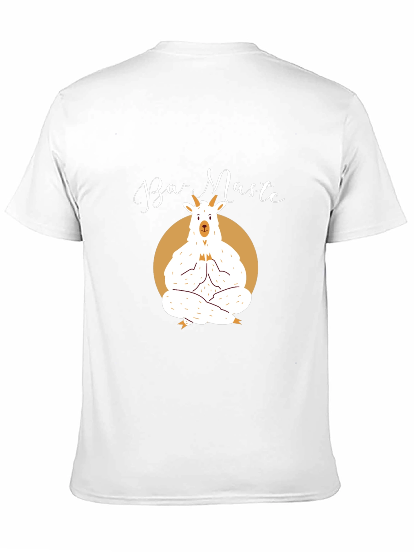 Ba-Maste Yoga Goat T-Shirt - Black