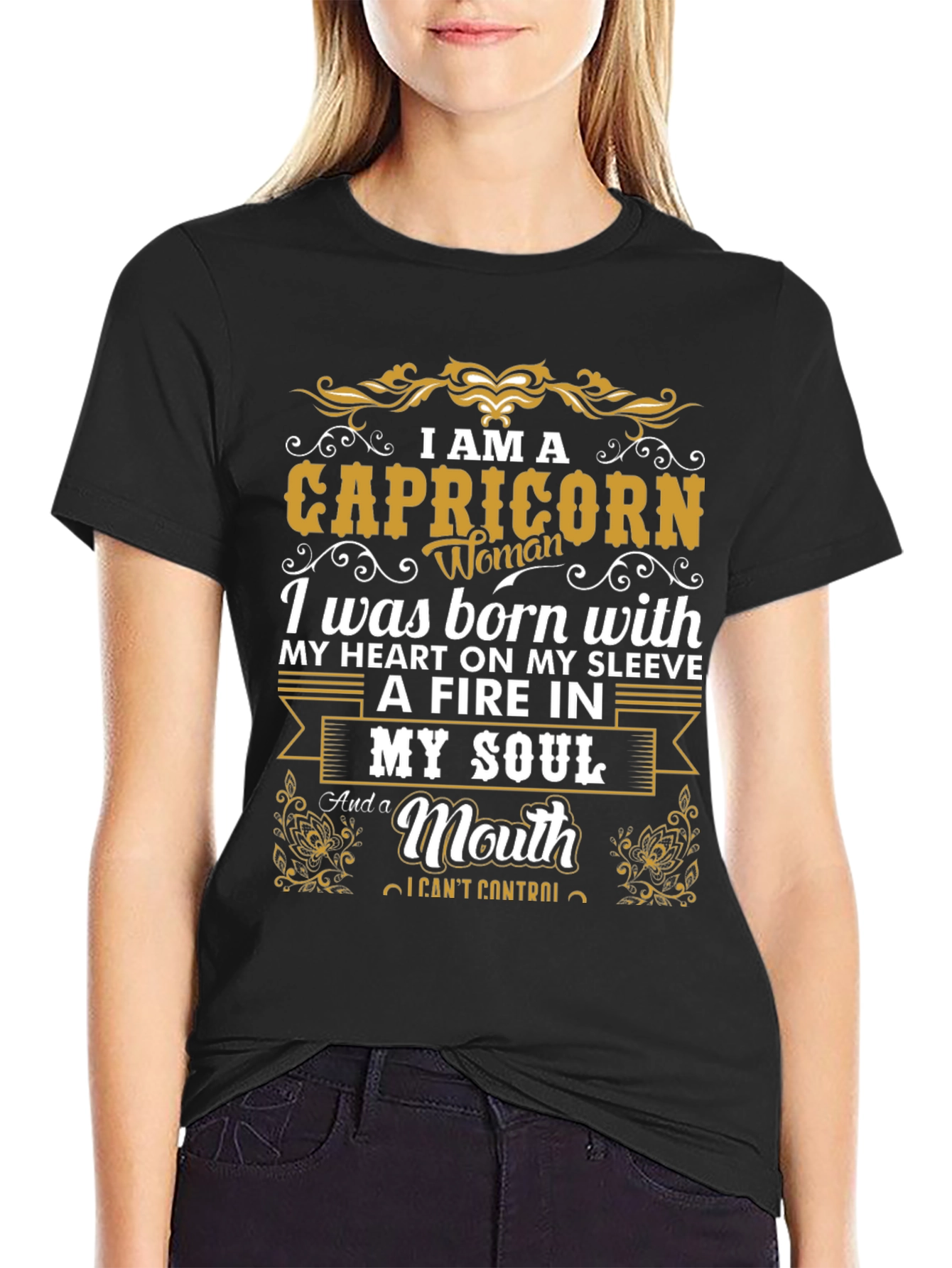 Capricorn Woman Graphic T-Shirt