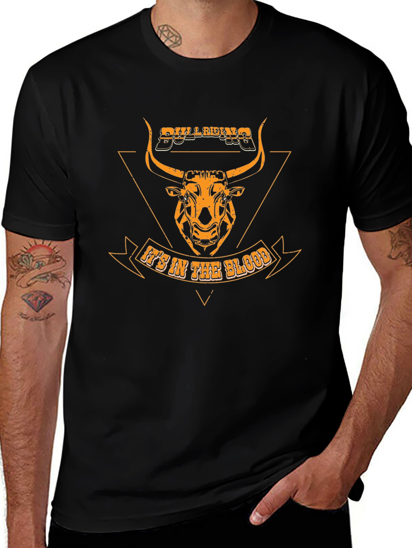 Bull Riding T-Shirt: Its In The Blood