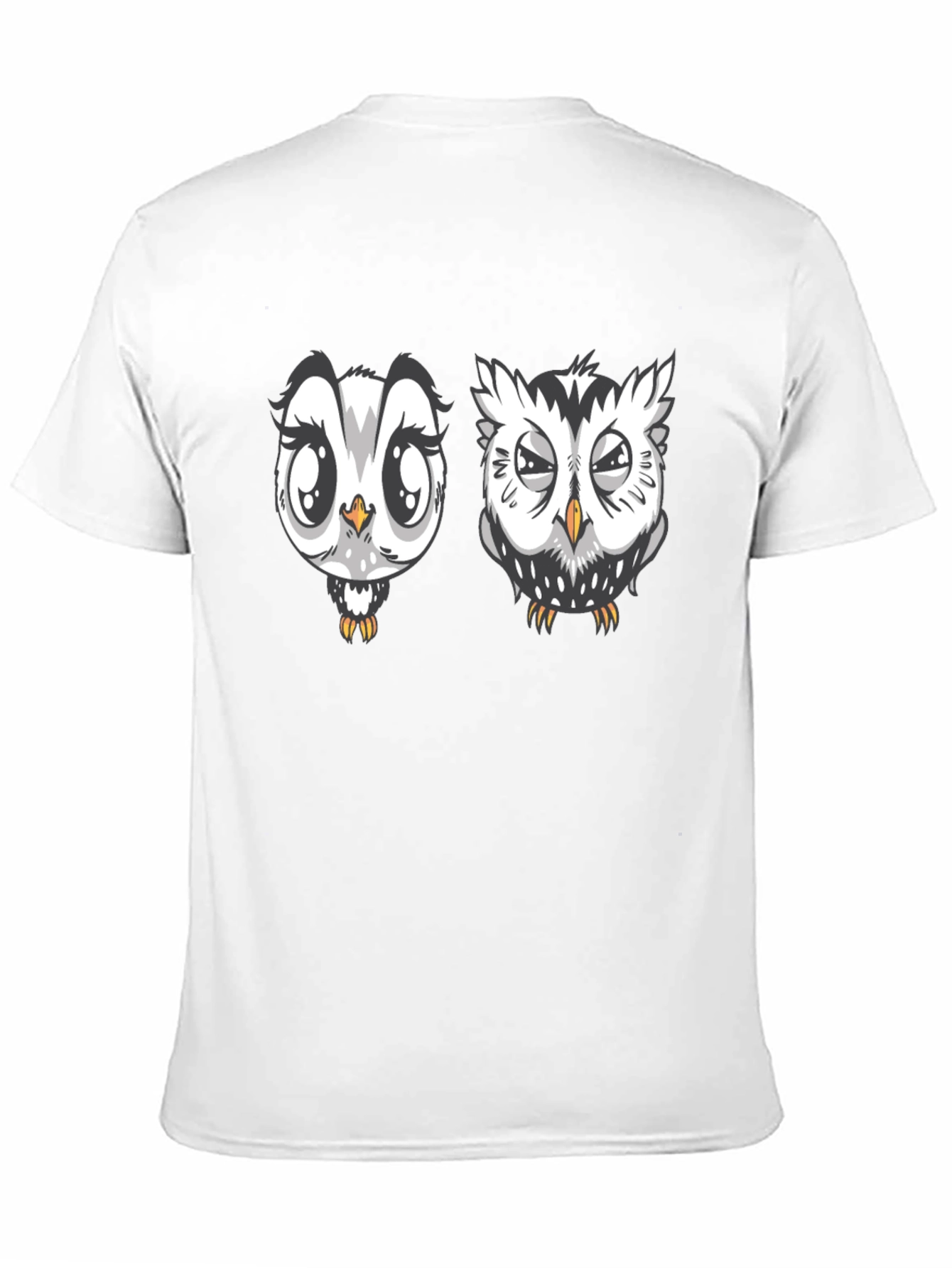 Owl Graphic Black T-Shirt