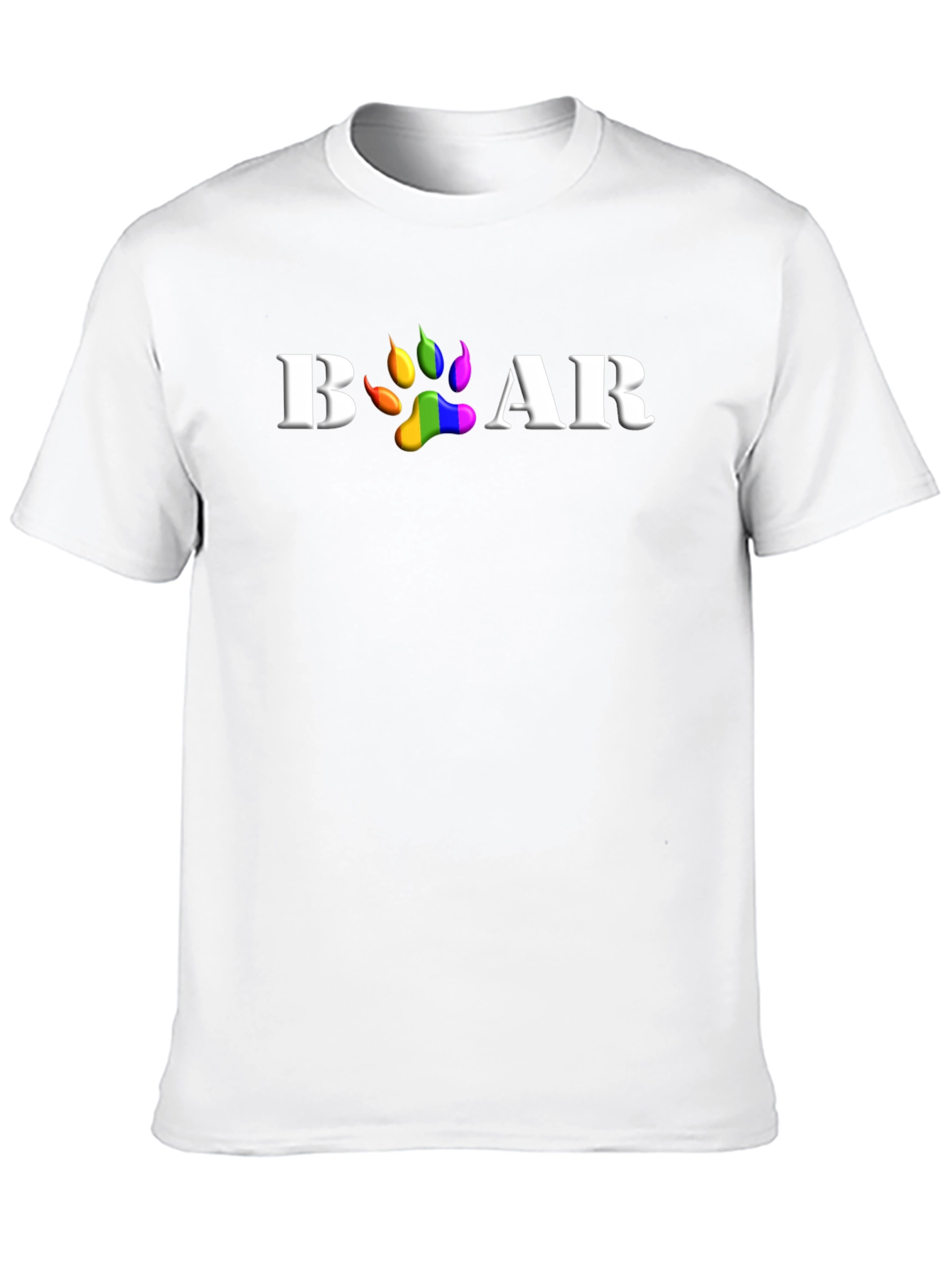Bear Pride T-Shirt - LGBT Bear Paw
