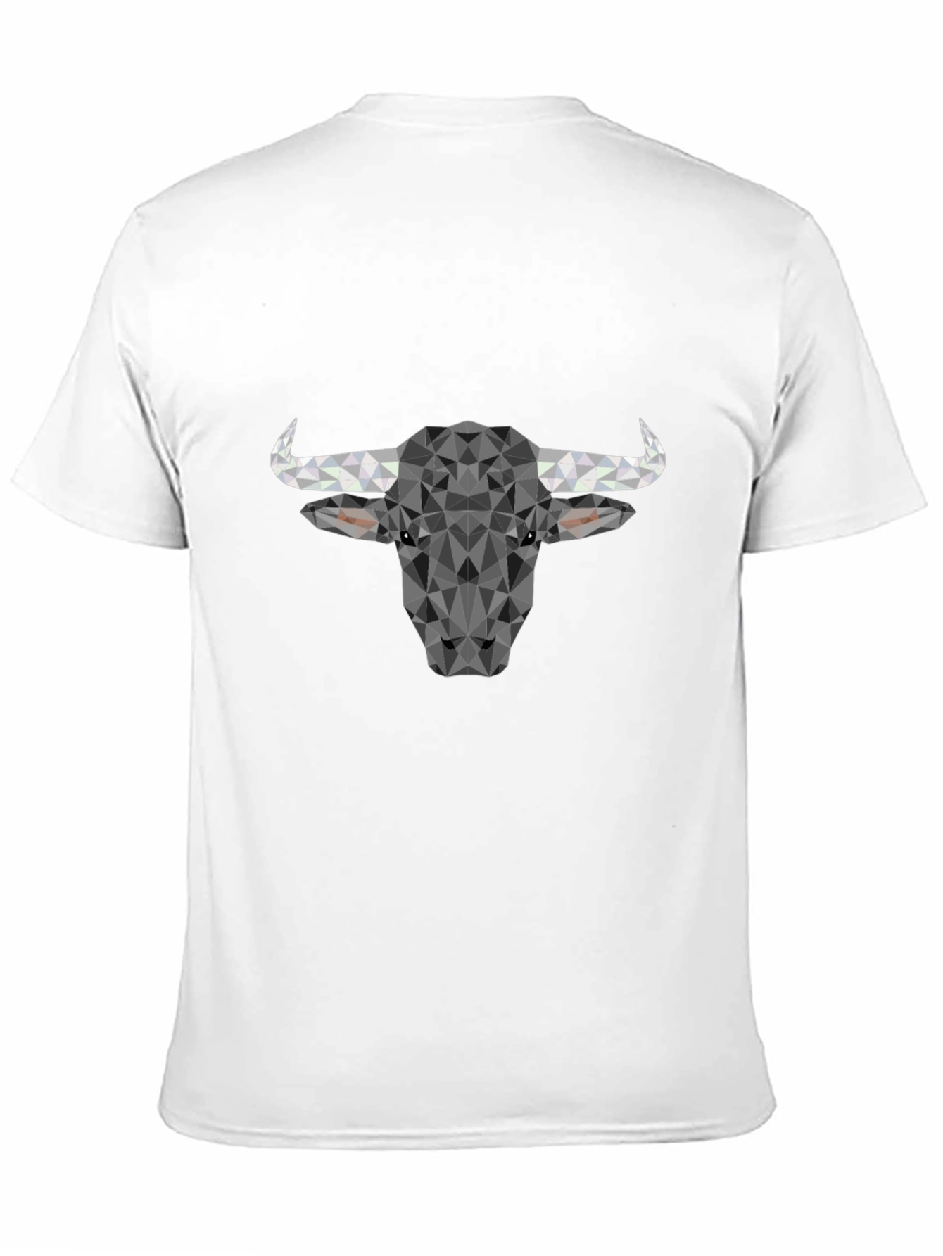 Geometric Bull T-Shirt - Modern Poly Design