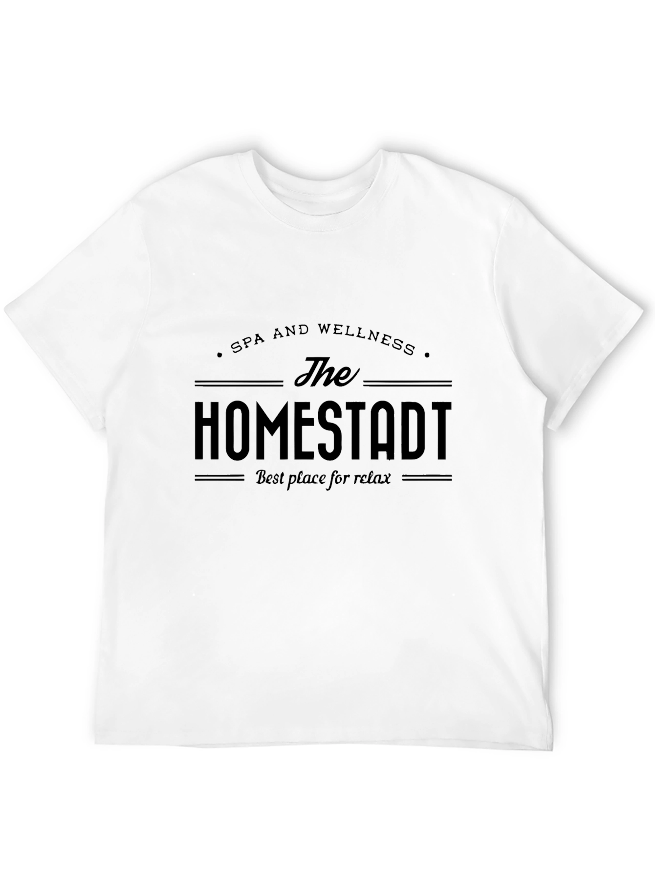 The Homestead Spa & Wellness Black T-Shirt