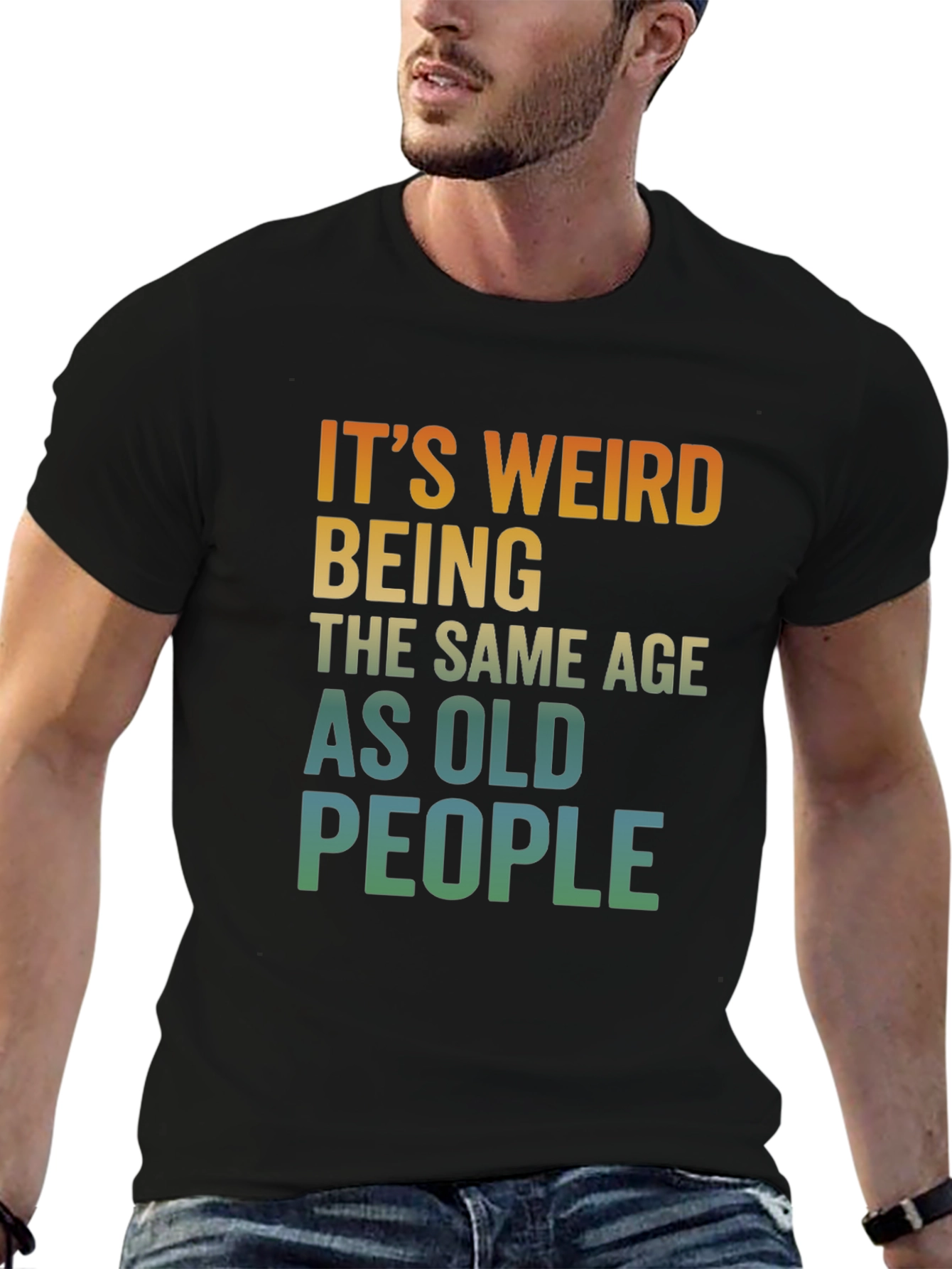 Funny Old People Graphic T-Shirt