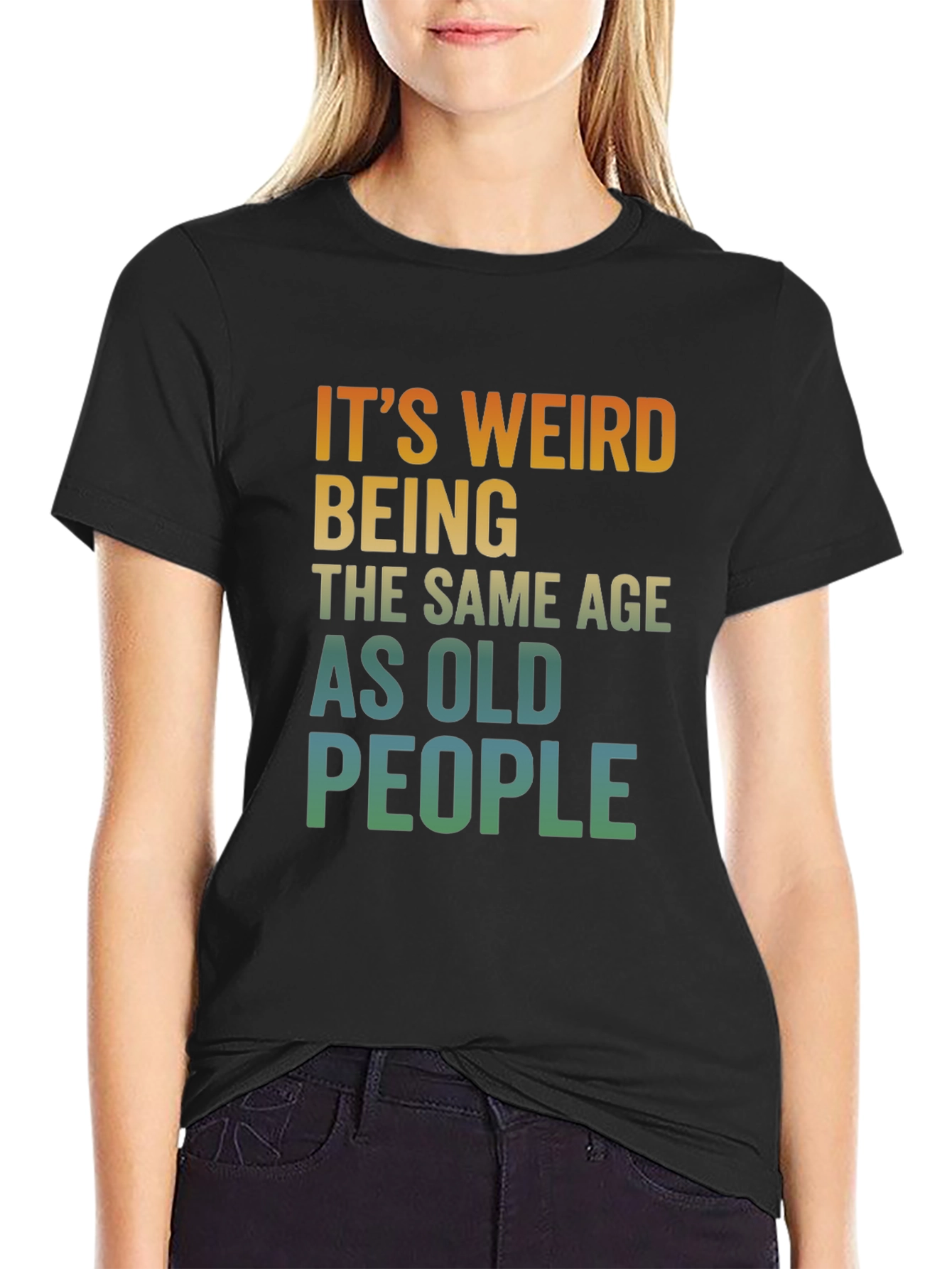 Funny Old People Graphic T-Shirt