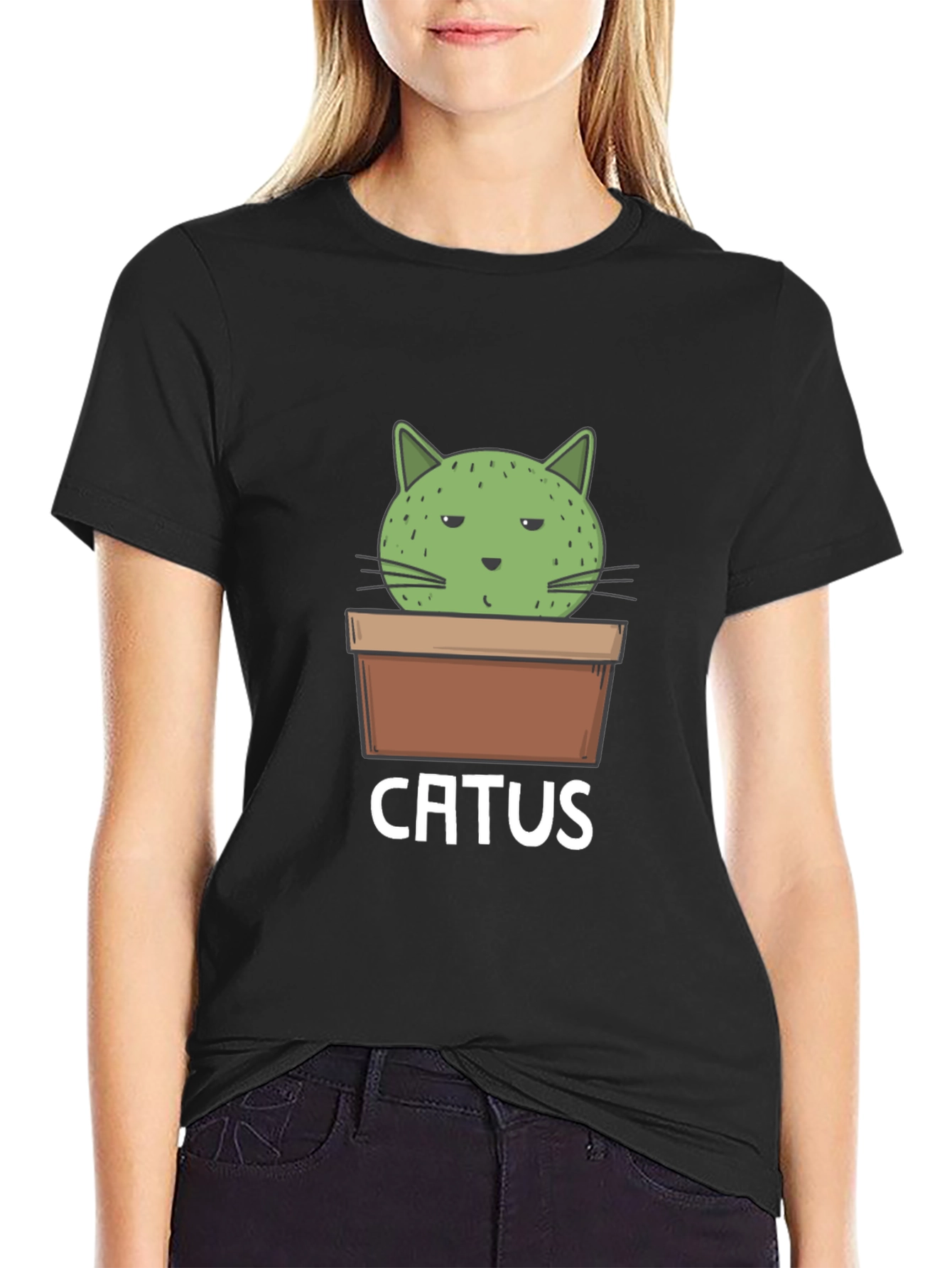 Catus Funny Cat Cactus T-Shirt