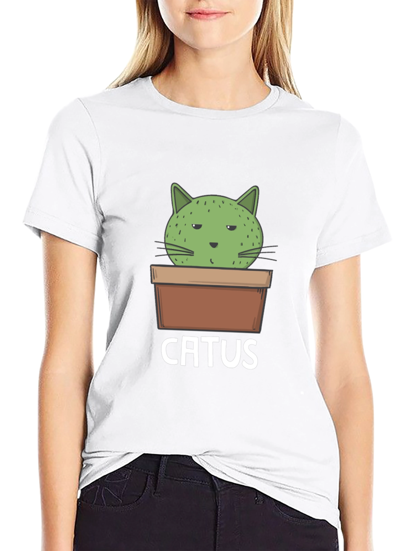 Catus Funny Cat Cactus T-Shirt