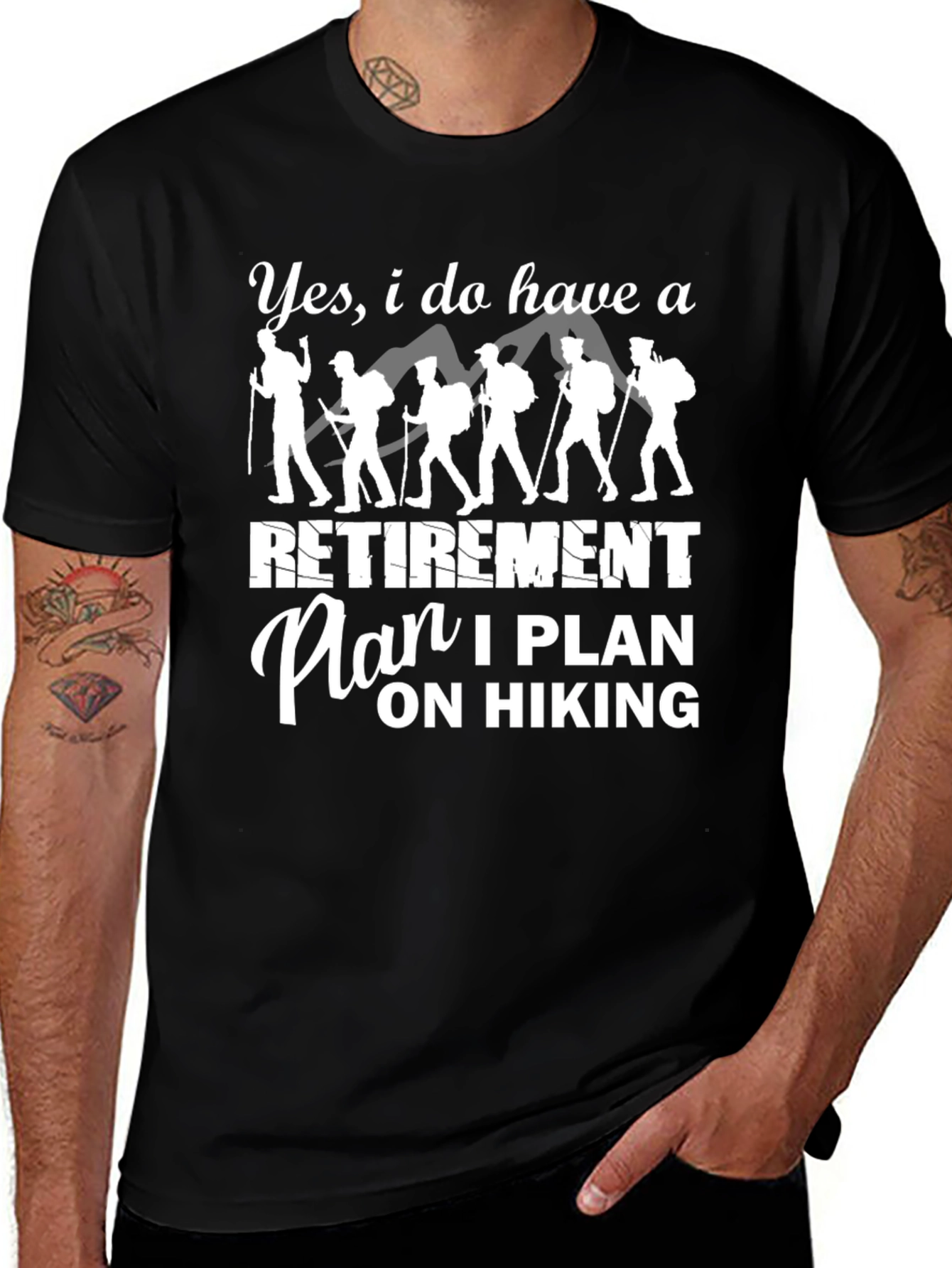 Retirement Hiking Plan Graphic Tee