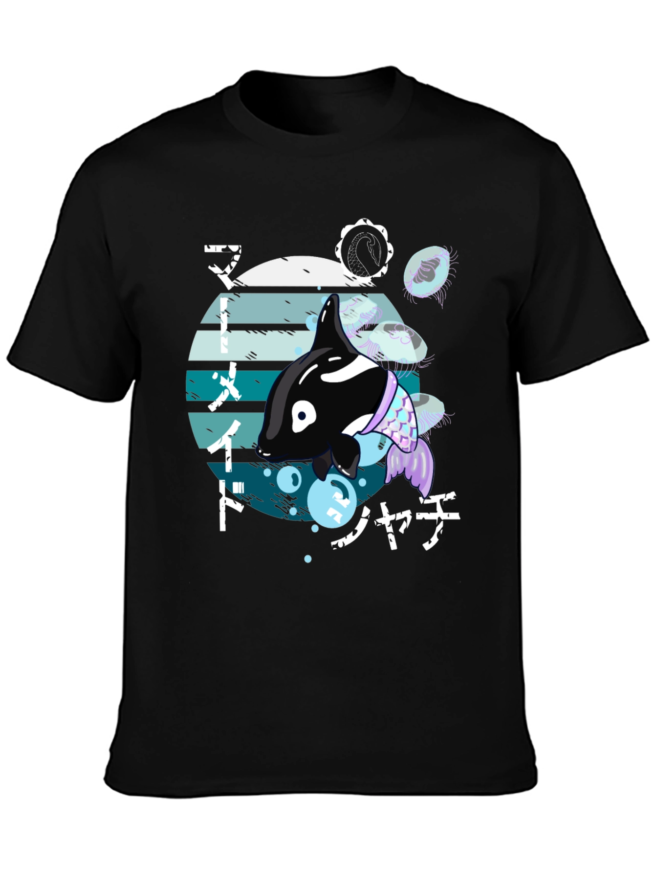 Orca Japanese Art T-Shirt