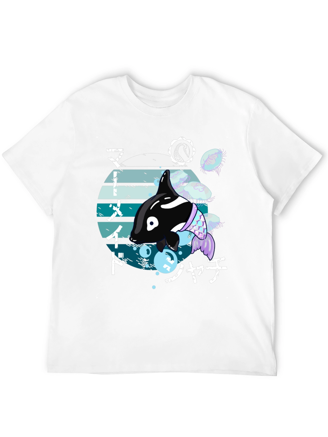 Orca Japanese Art T-Shirt