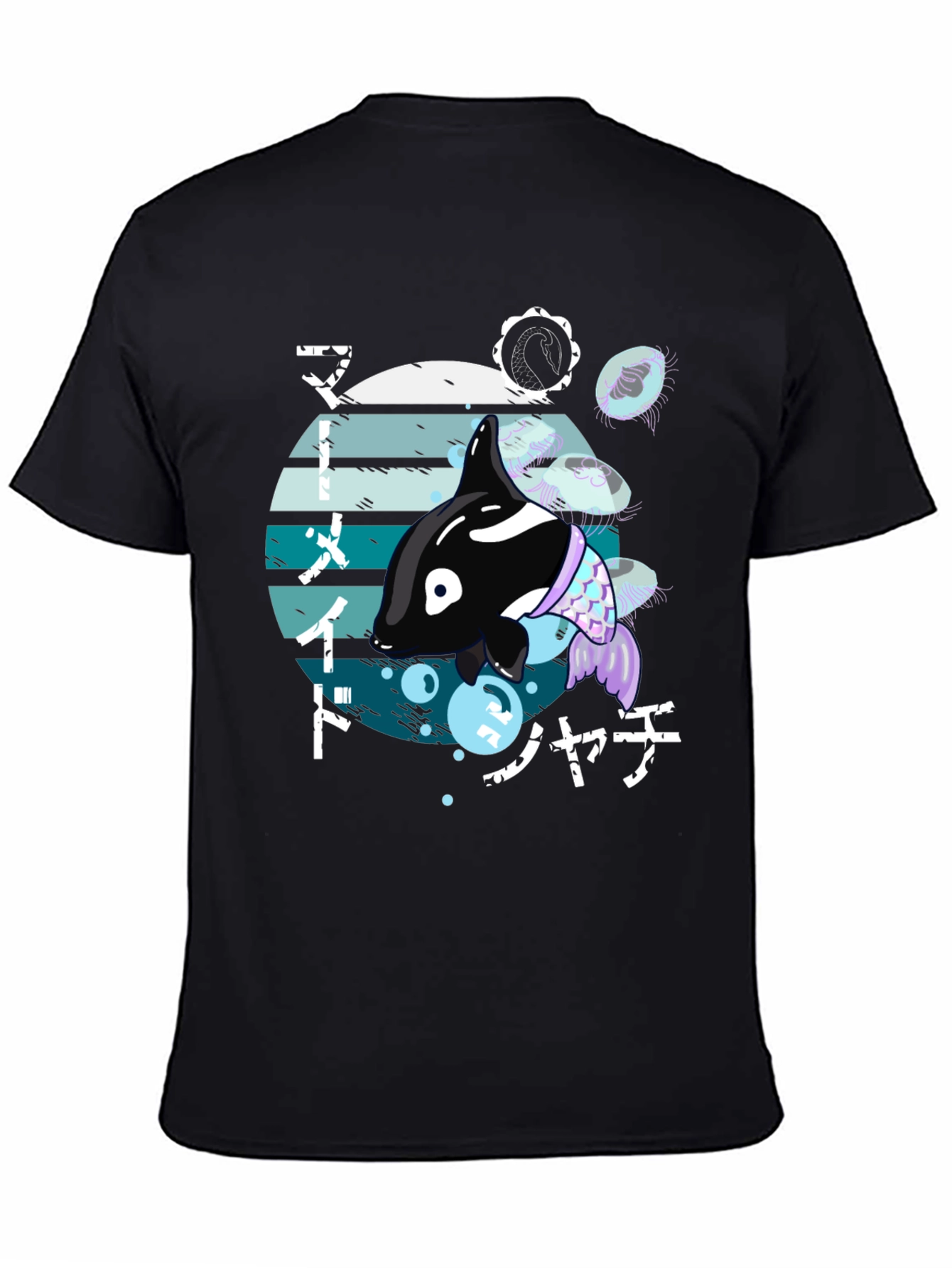 Orca Japanese Art T-Shirt