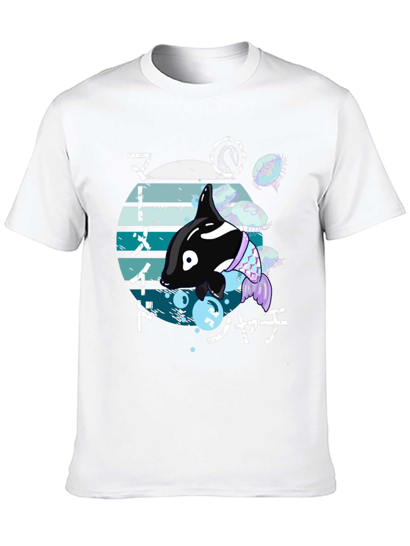 Orca Japanese Art T-Shirt