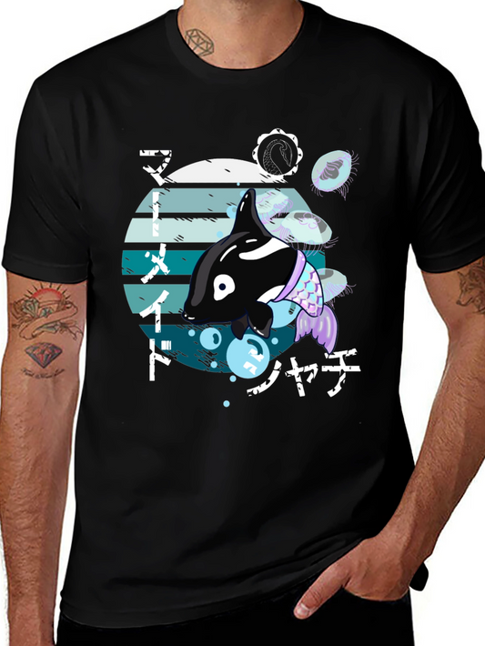 Orca Japanese Art T-Shirt