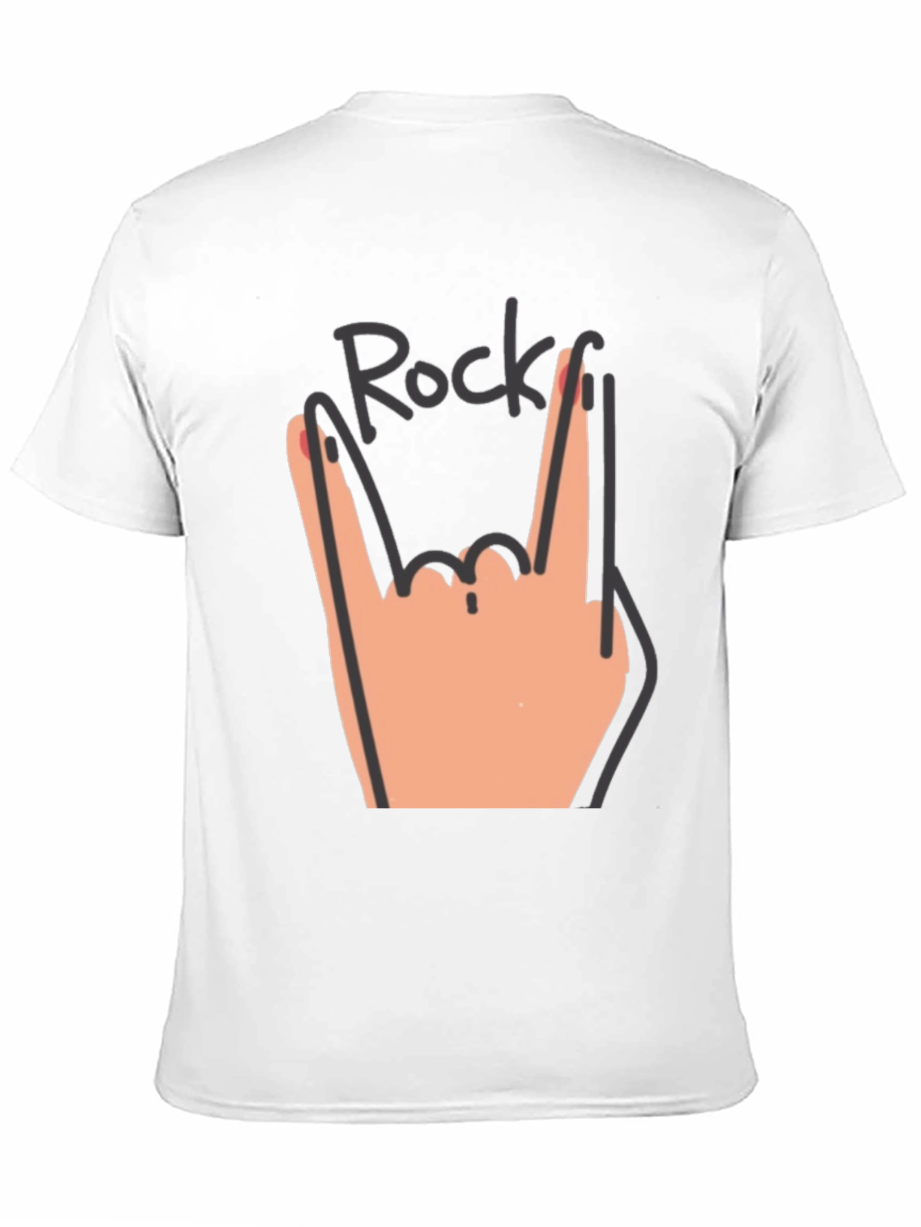 Rock Hand Graphic Tee - Music Lovers T-Shirt