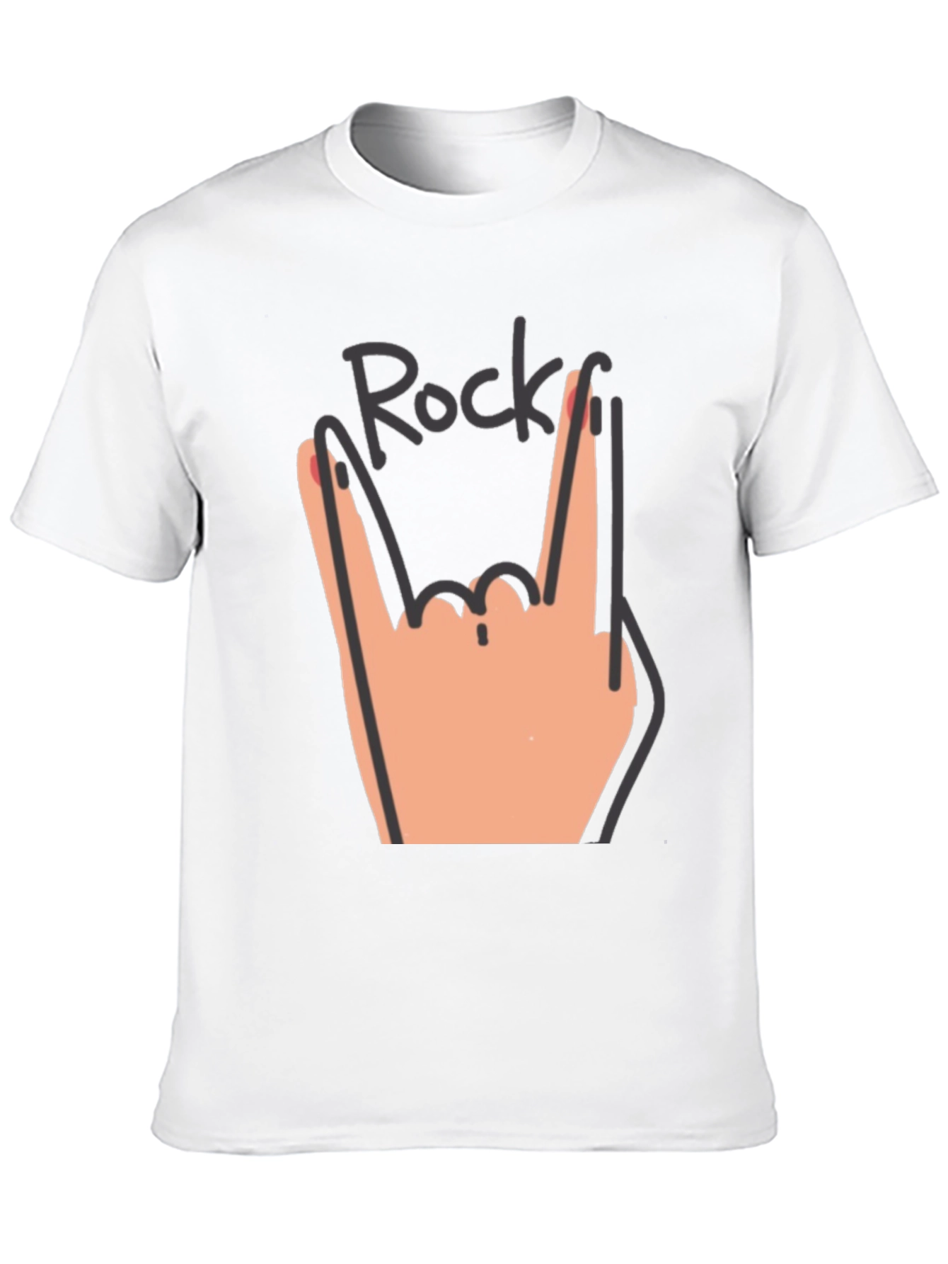 Rock Hand Graphic Tee - Music Lovers T-Shirt