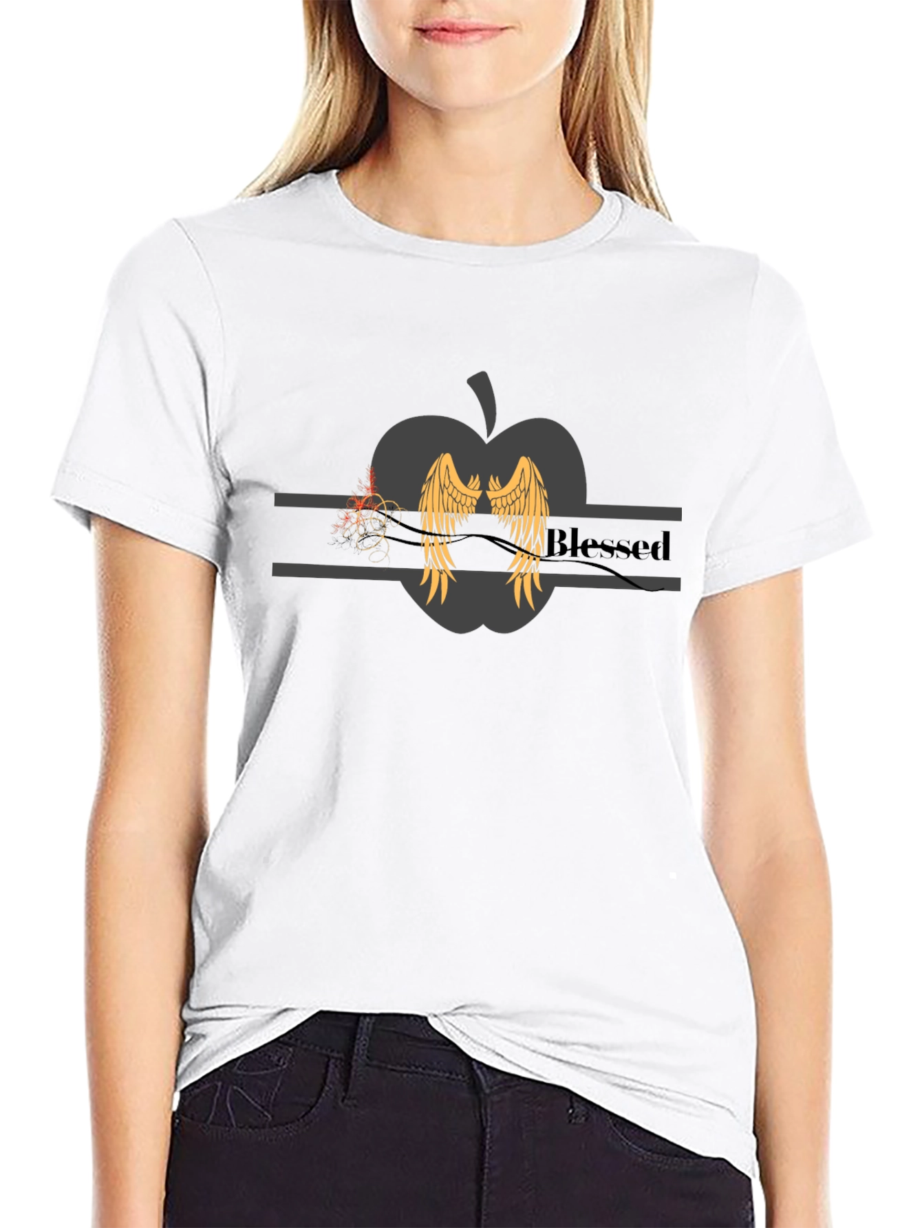 Blessed Graphic T-Shirt - Black